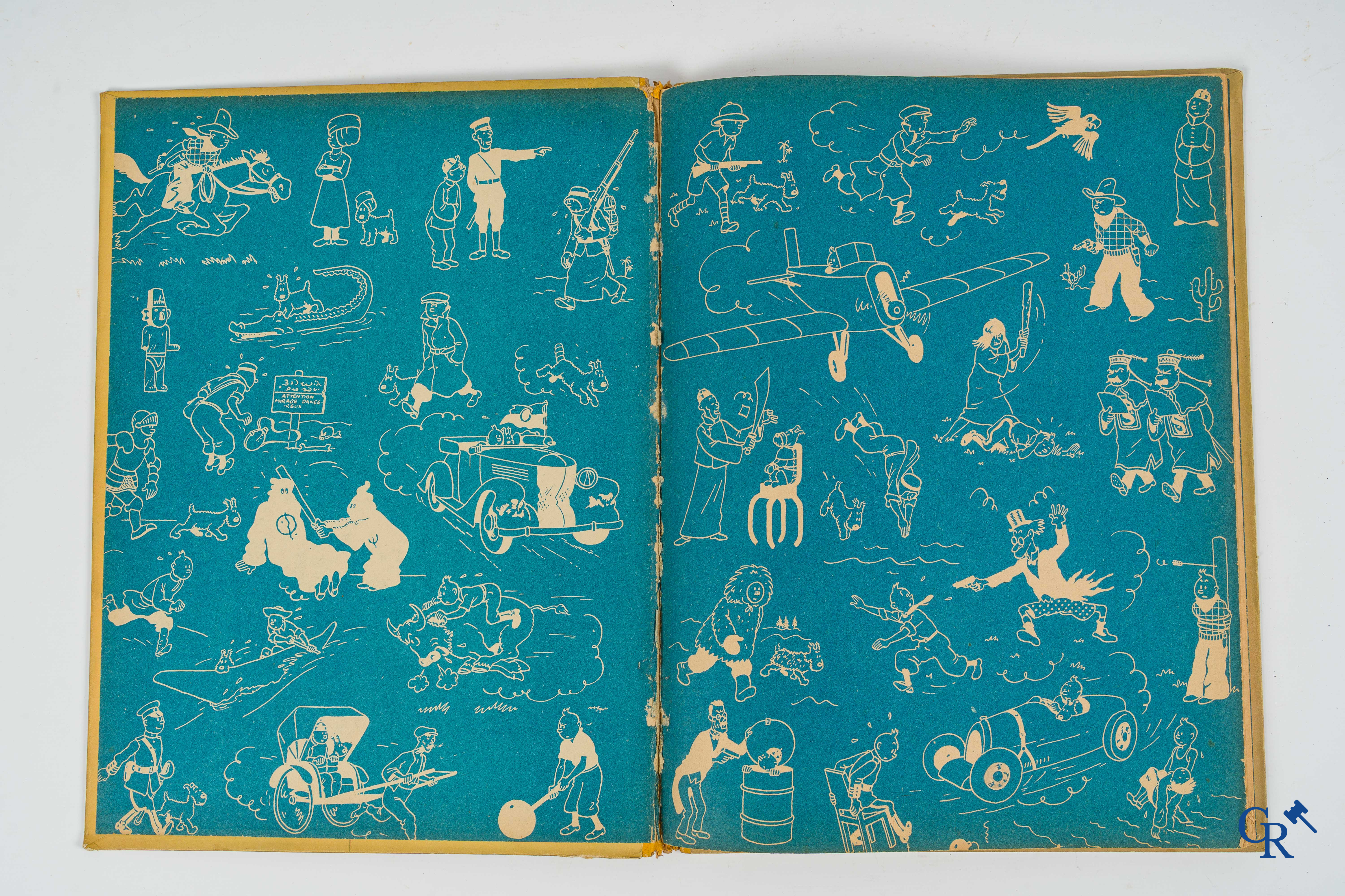 Hergé. Kuifje. Les aventures de Tintin. Le Secret de la licorne. Stripverhaal. Casterman 1946. Imprimé en Belgique.