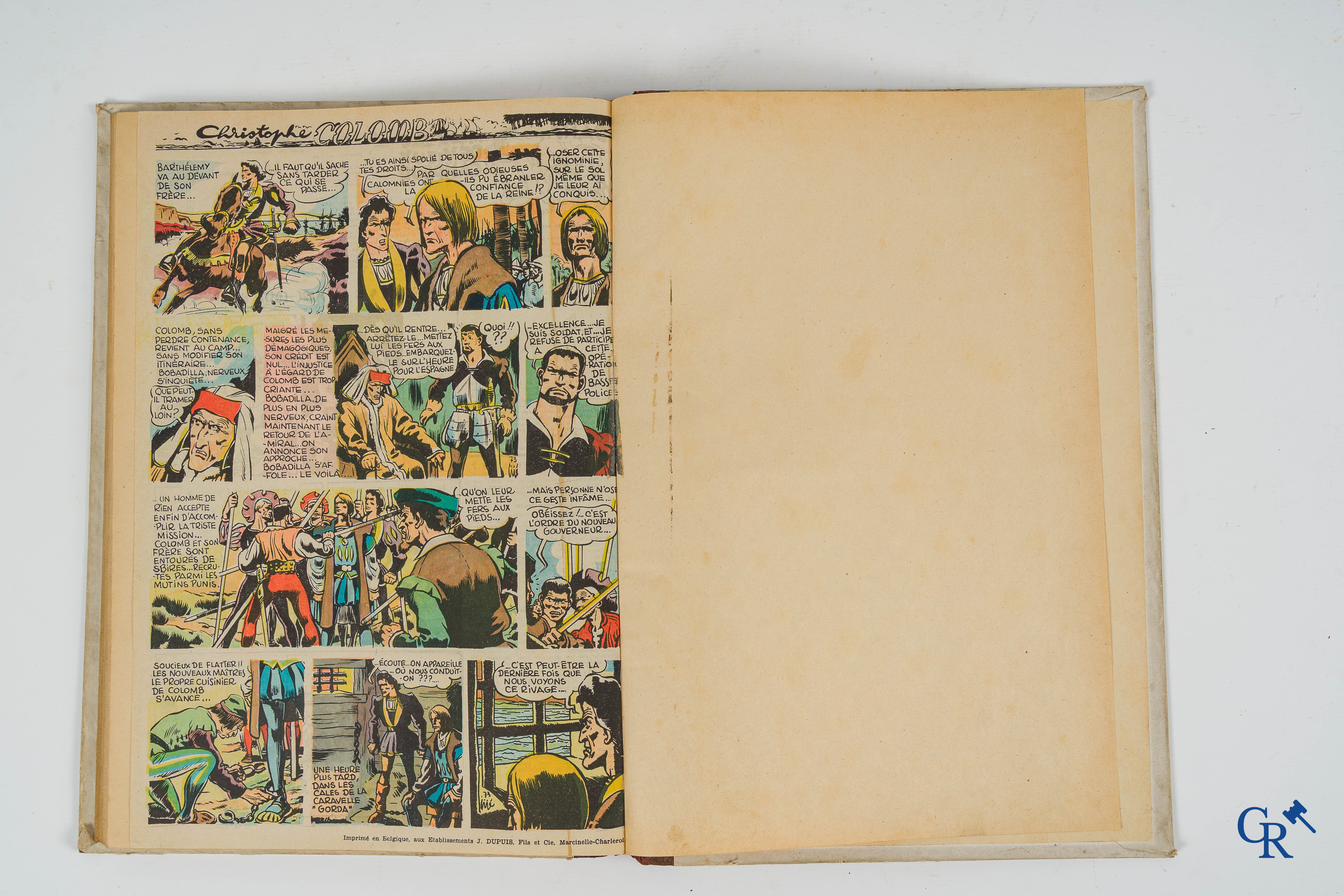 Spirou (Robbedoes) 16e Album Spirou. 7ème année, 1945. Maisons d'Editions J.Dupuis, Fils et Cie Charleroi.