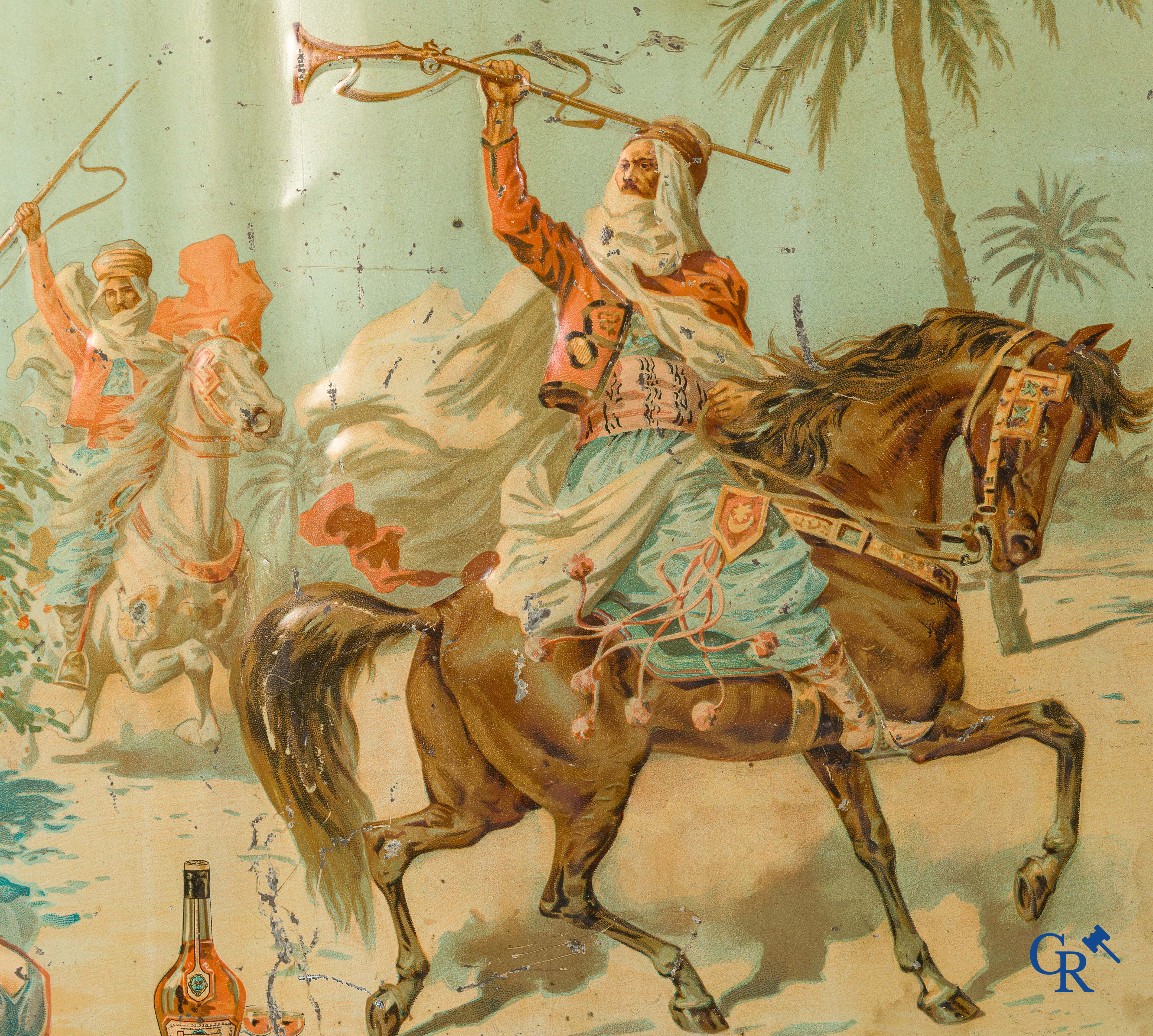 Orientale, Zeldzame en grote publiciteit voor de producten van Auguste Dutruc Fils & Cie. Circa 1910.