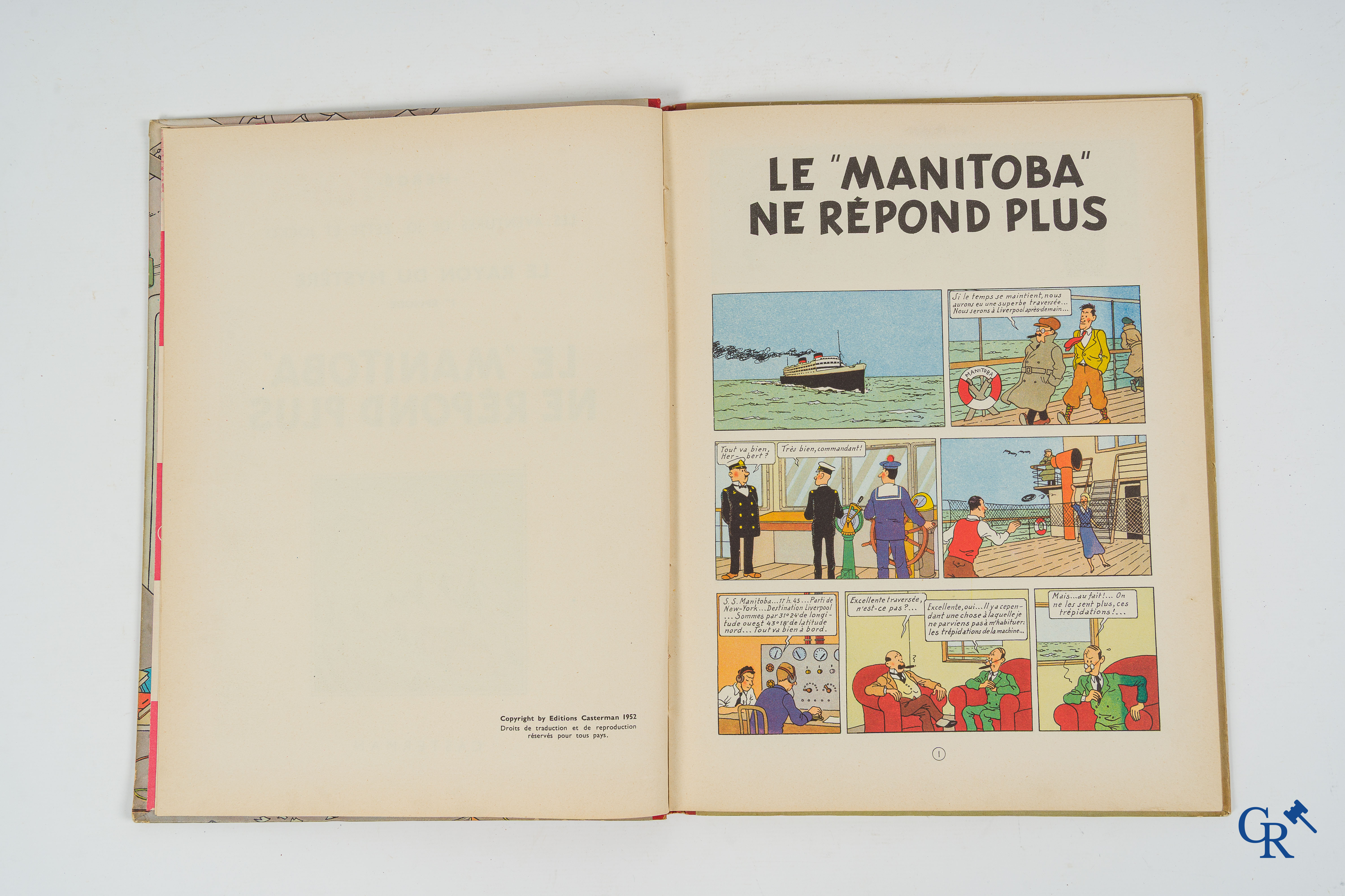 Hergé. Jo, Suus en Jokko. Le rayon du mystère. Le "Manitoba" ne répond plus en L'éruption du Karamako.