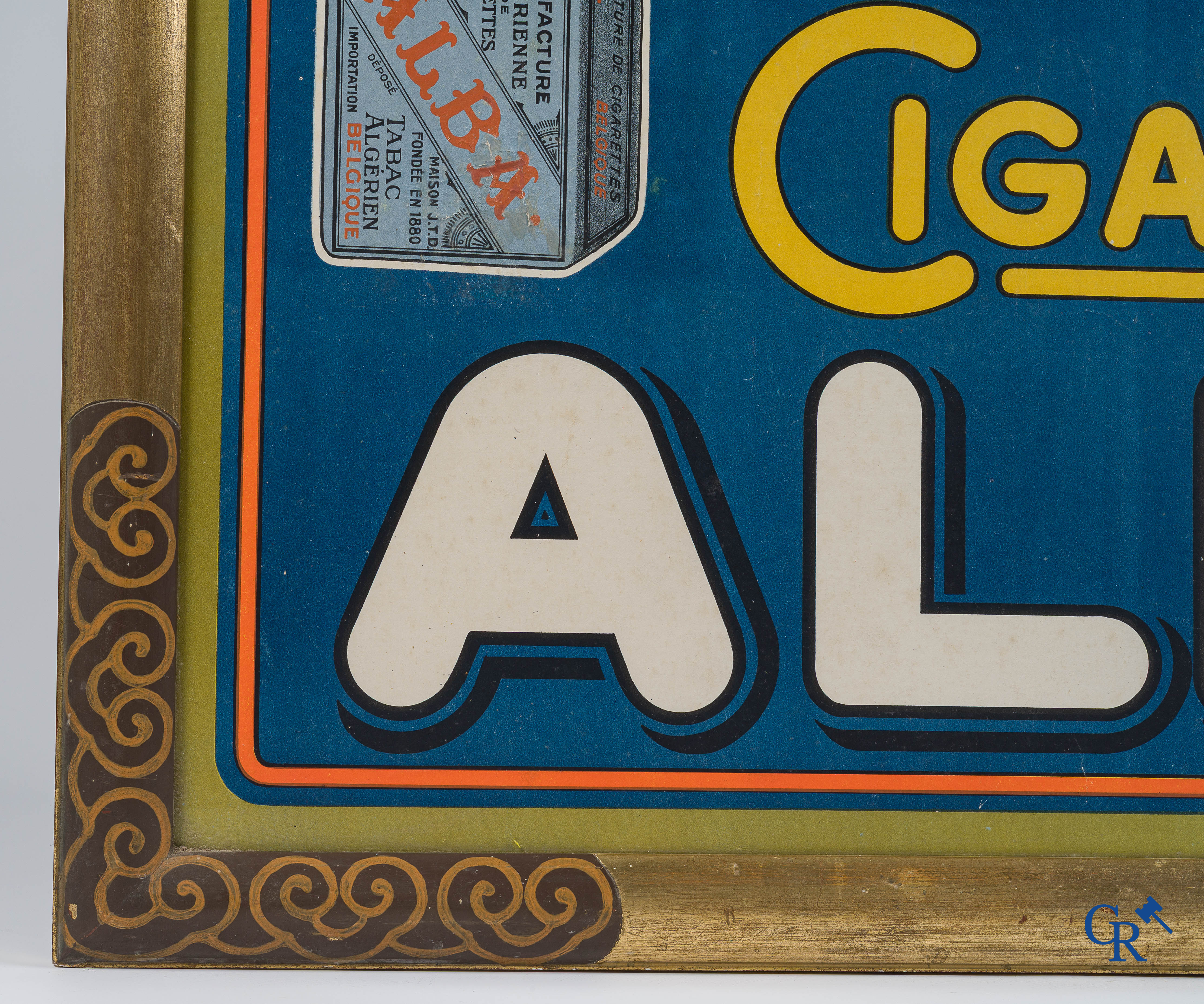 Cigarettes Alba. Originele publiciteitsaffiche voor de Manufacture Algérienne de Cigarettes et Tabac. Circa 1925.