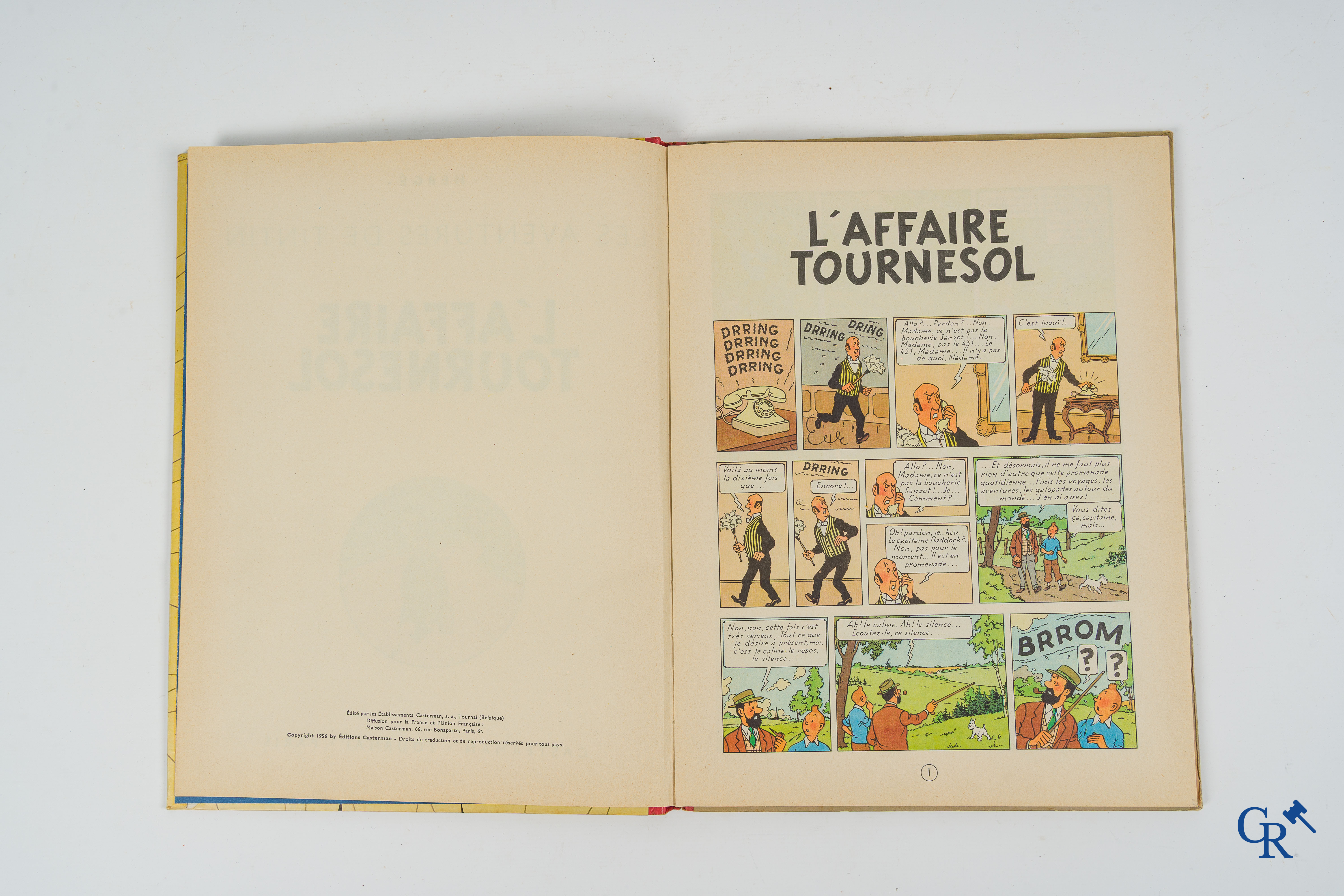 Hergé. Kuifje. Les aventures de Tintin. 2 stripverhalen. "Létoile mysterieuse" en "l'Affaire Tournesol". Casterman.