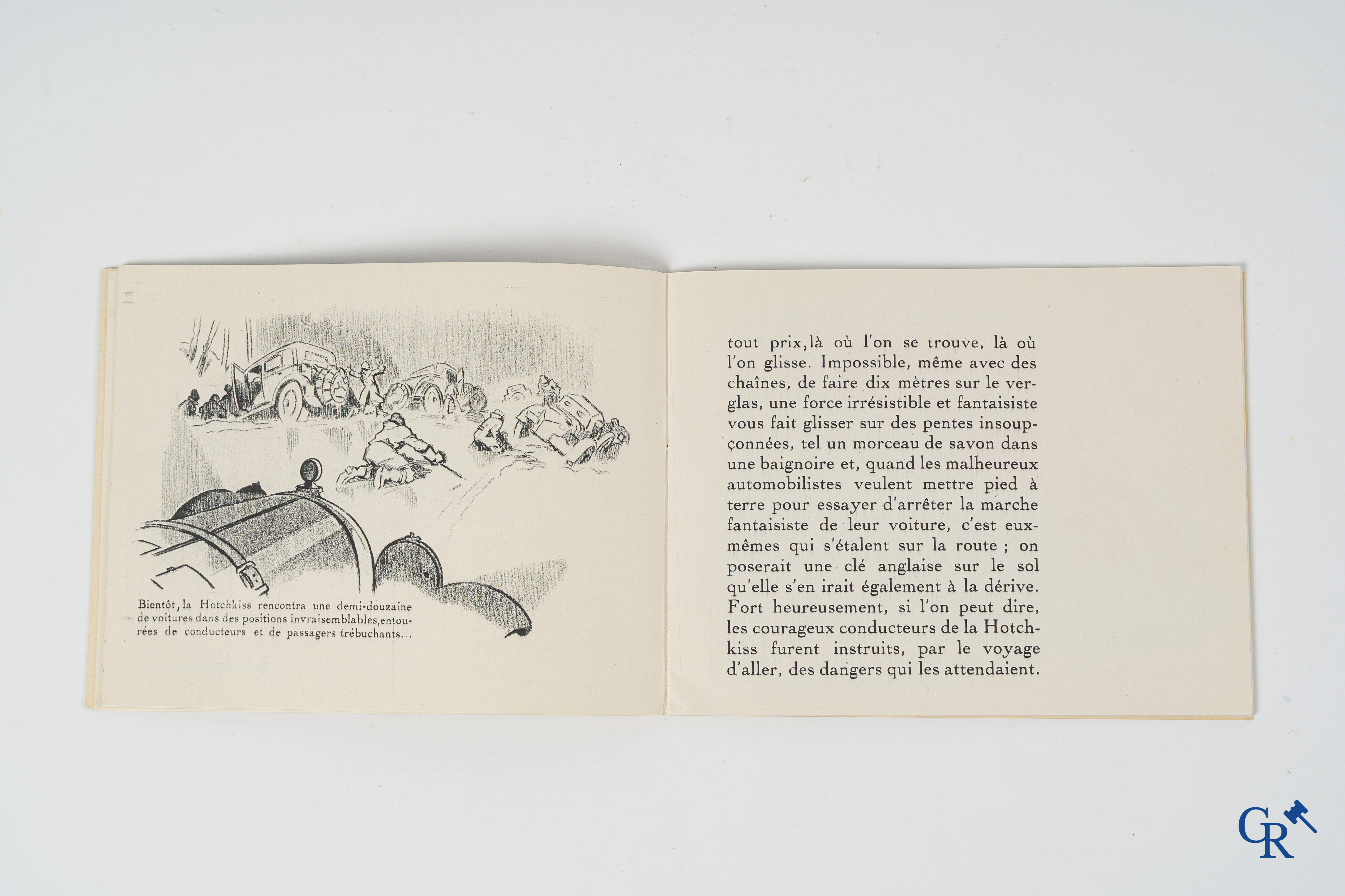 Geo Ham, Georges Hamel (1900-1972) voor Hotchkiss. Beschrijving van de Rallye Monte Carlo, 1932.