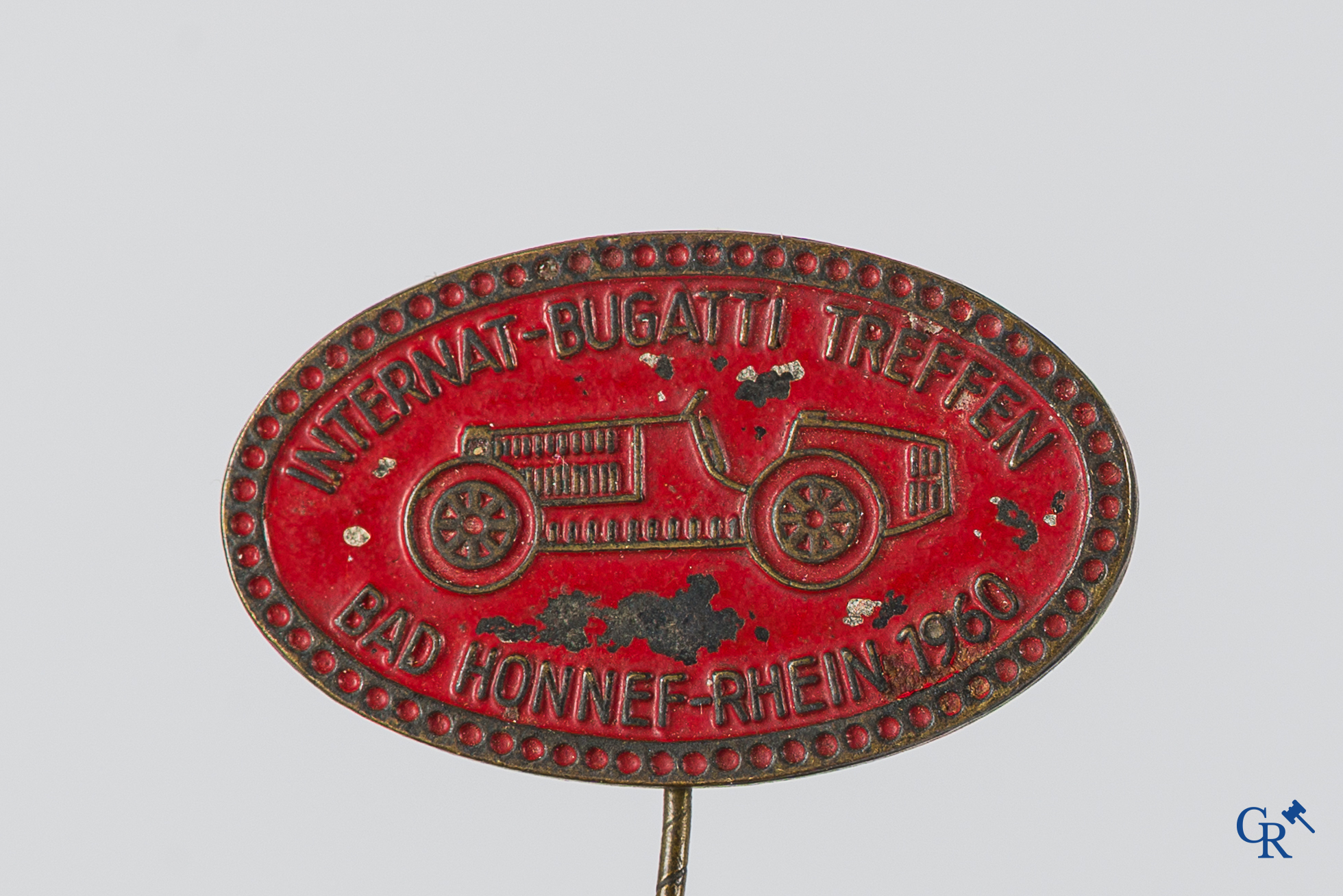 Automobilia. Bugatti, 4 lidmaatschap- of bijeenkomst souvenirs. Jaren '50-'60.