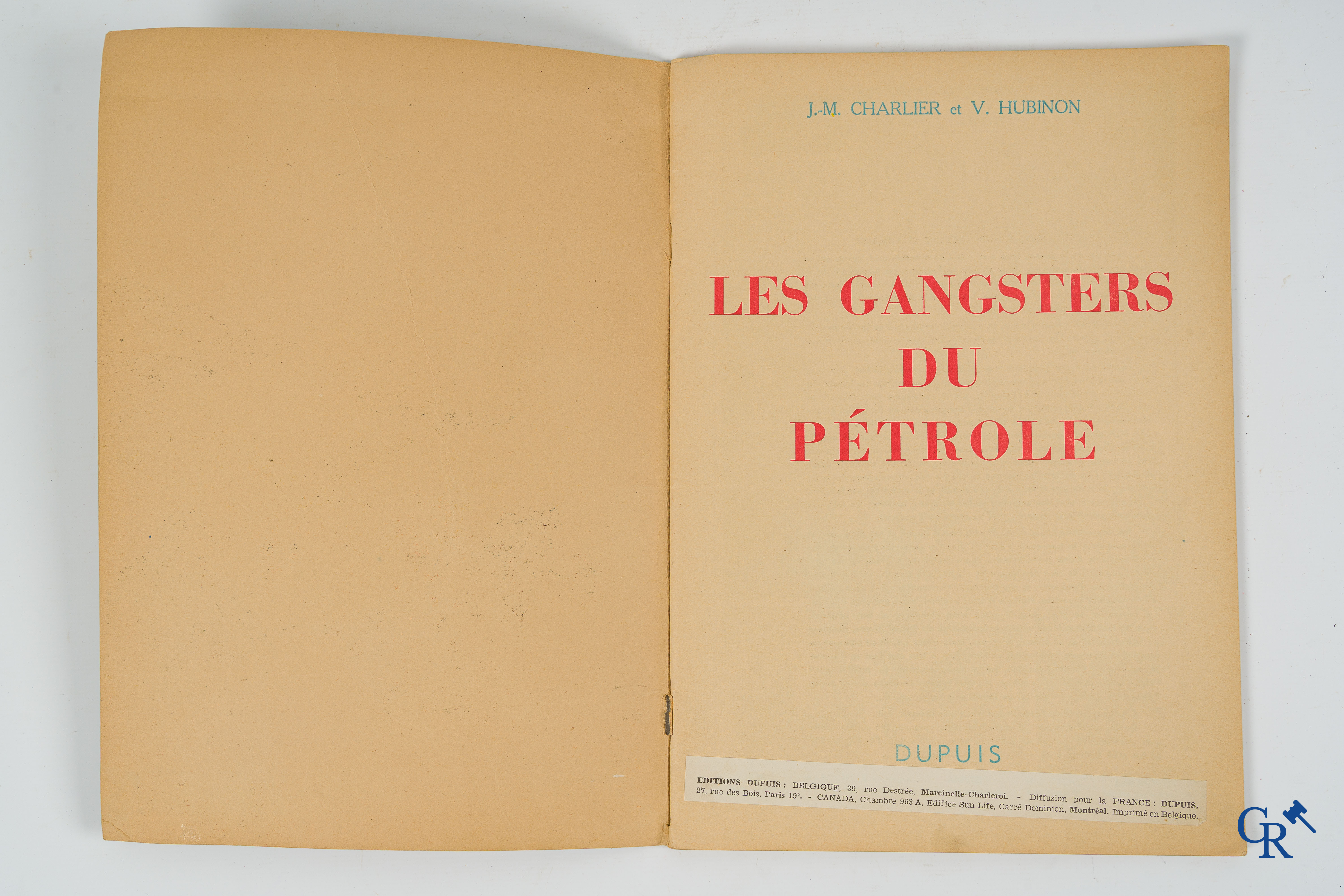 Les Nouvelles aventures de Buck Danny. Les gangsters du pétrole. J.M. Charlier et Victor Hubinon. Editions Dupuis.