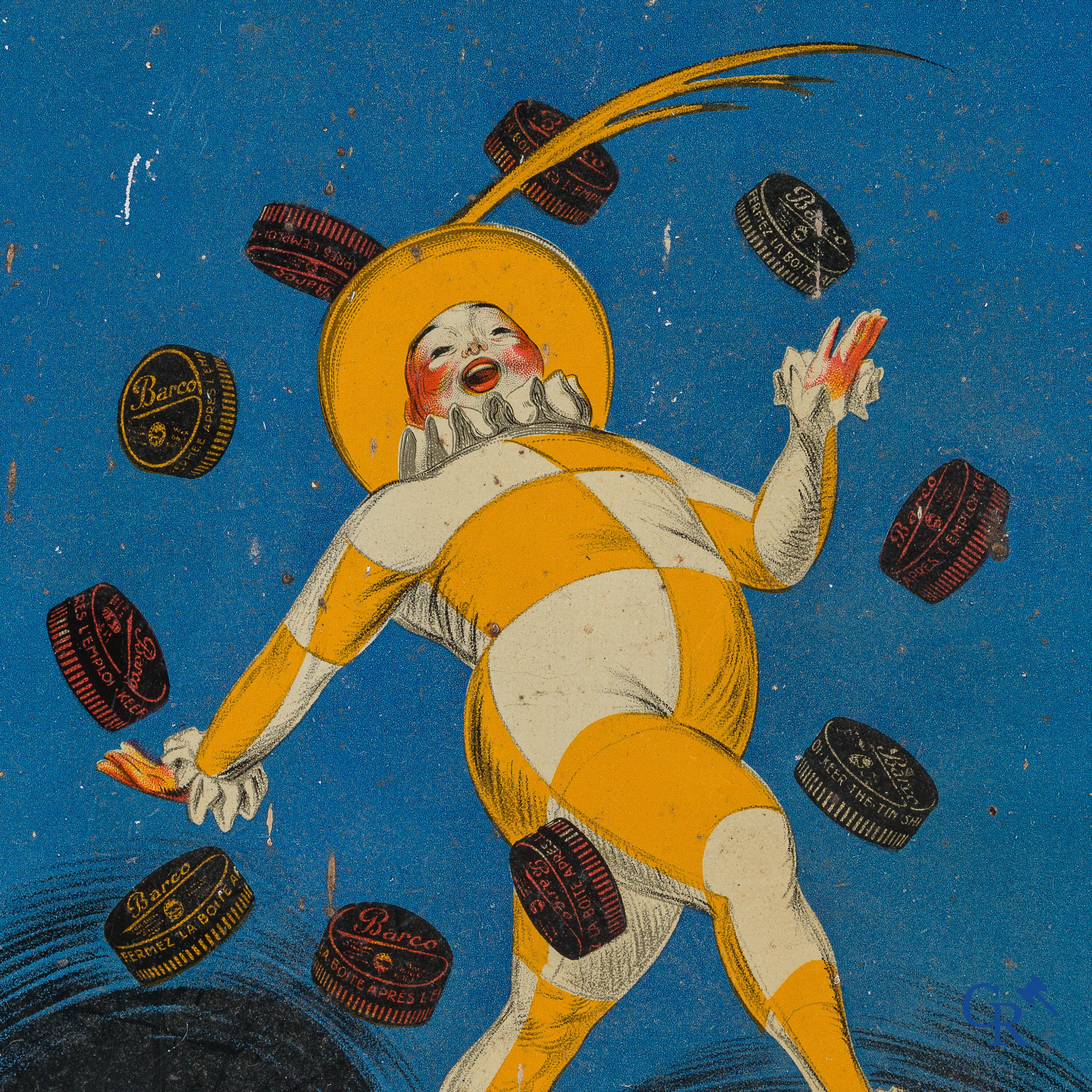 Jean D'Ylen (1886-1938) Crême fine Barco, ne brule pas la chaussure. Beschilderd blik. Jaren '20.