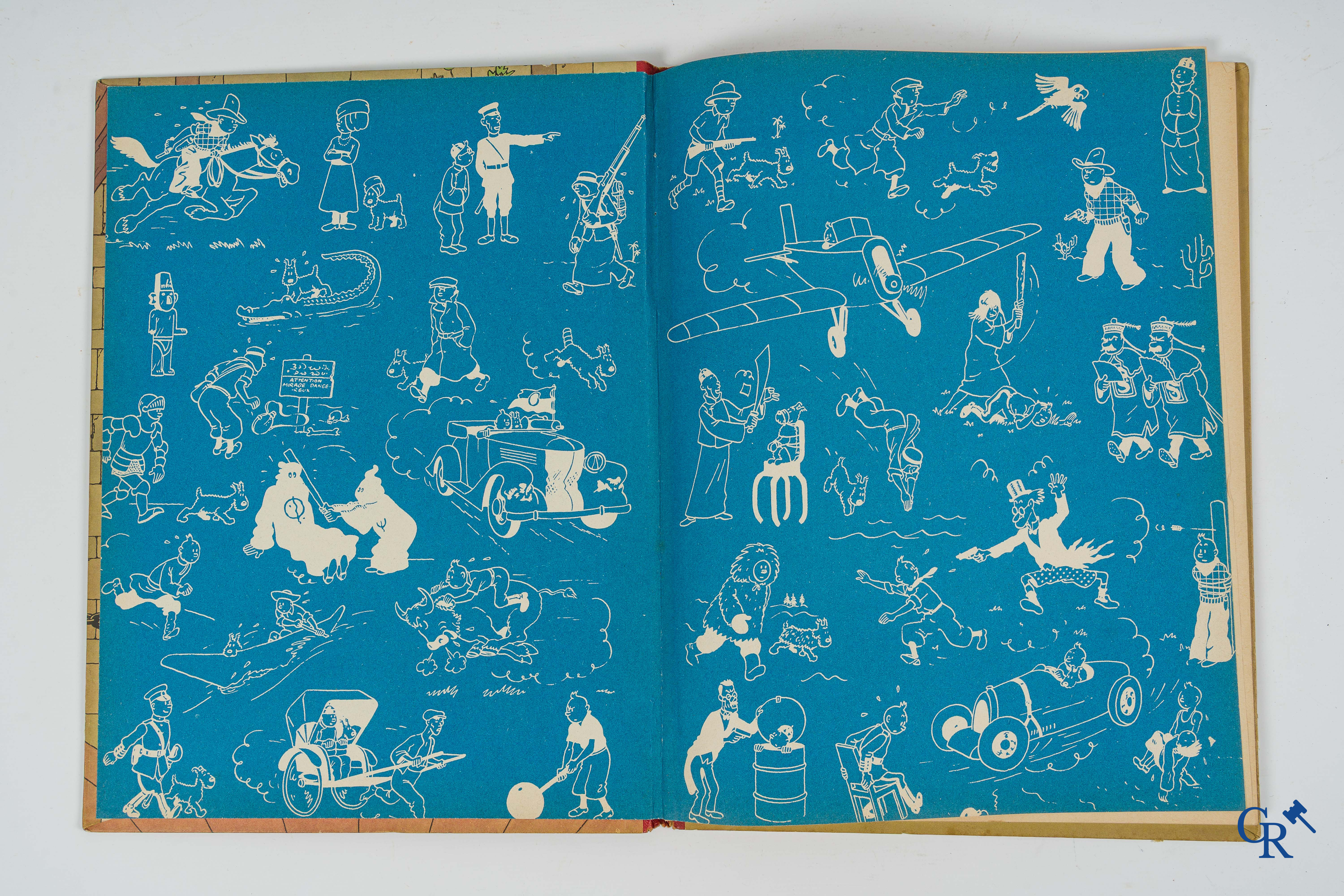 Hergé. Kuifje. Les aventures de Tintin. Le Sceptre d'Ottokar. Stripverhaal. Casterman 1947. Imprimé en Belgique.