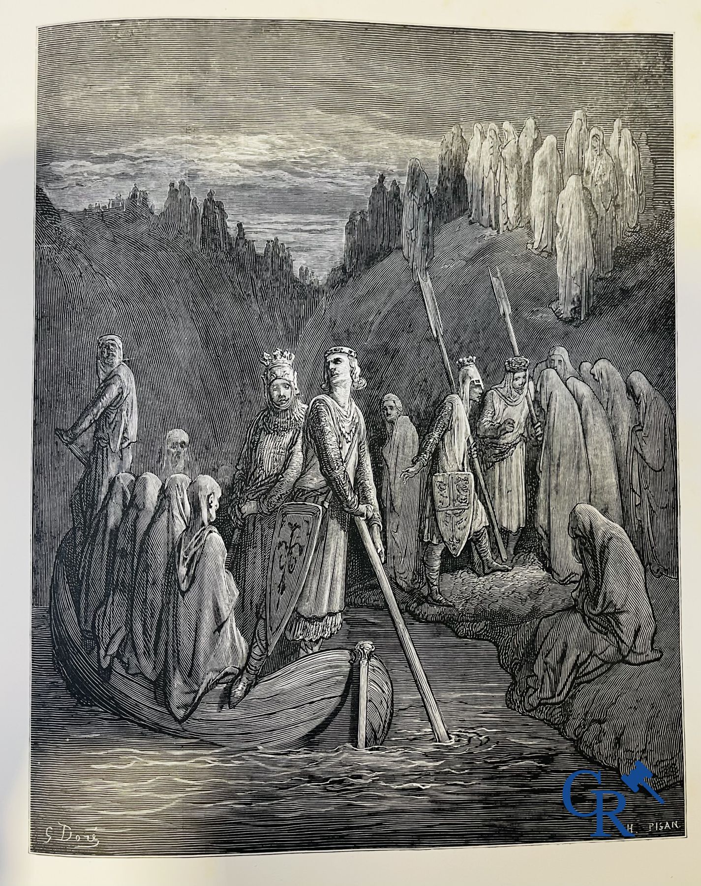 Books: Rabelais François, Works by Rabelais, drawings by Gustave Doré. Dante Alighieri, La Divina Commedia.