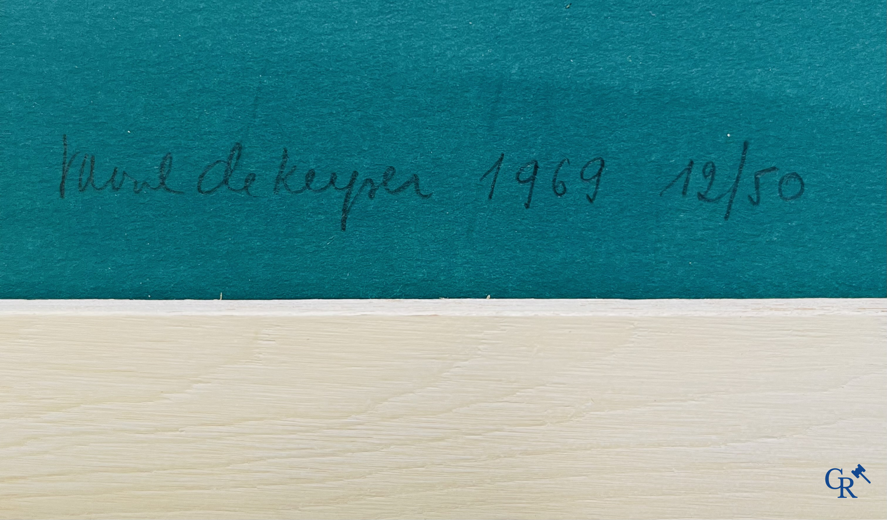 Raoul De Keyser (1930-2012) Sans titre, sérigraphie 1969, 12/50.