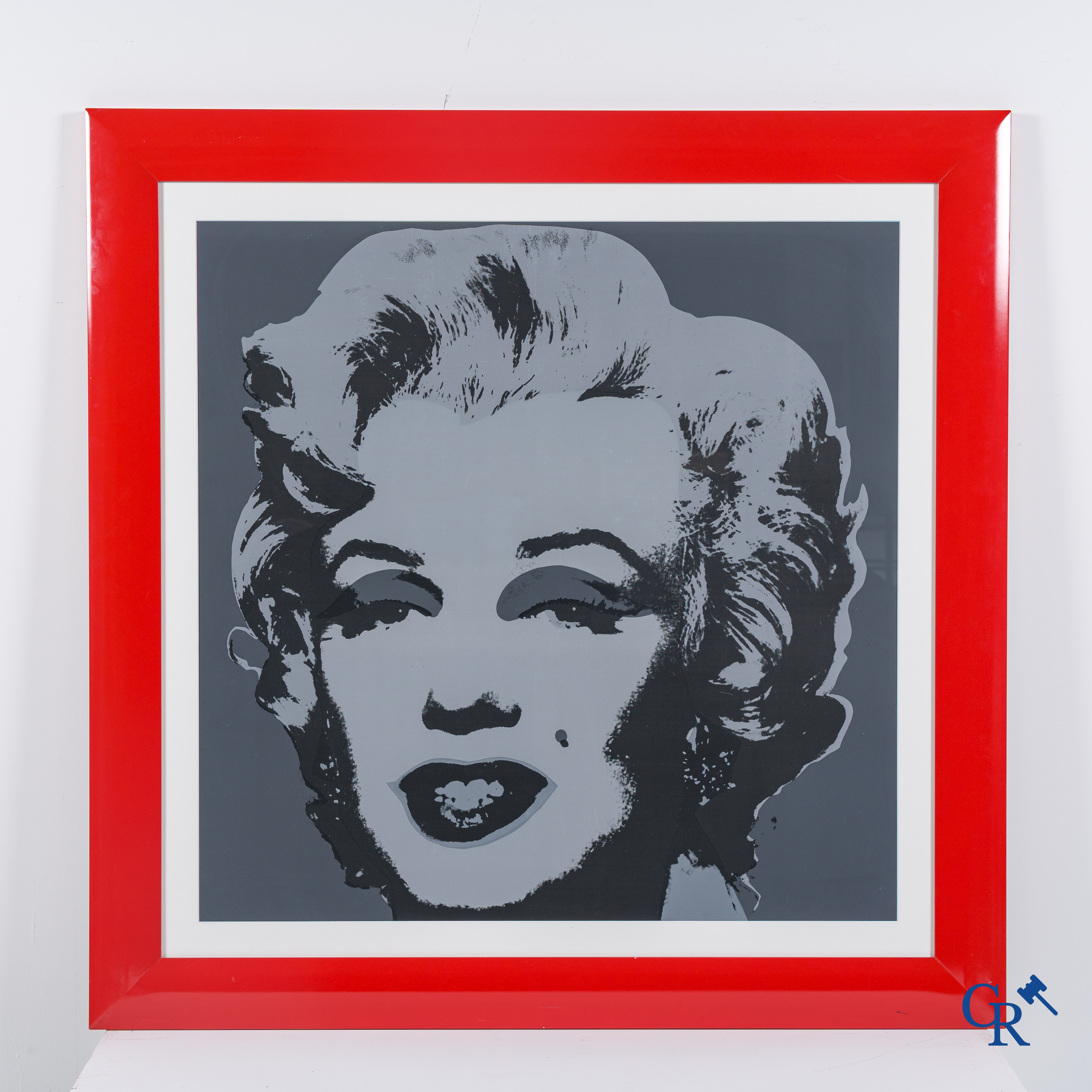 Popart: Naar Andy Warhol, Golden Marilyn. 10 ingekaderde zeefdrukken. Published by Sunday B. Morning.