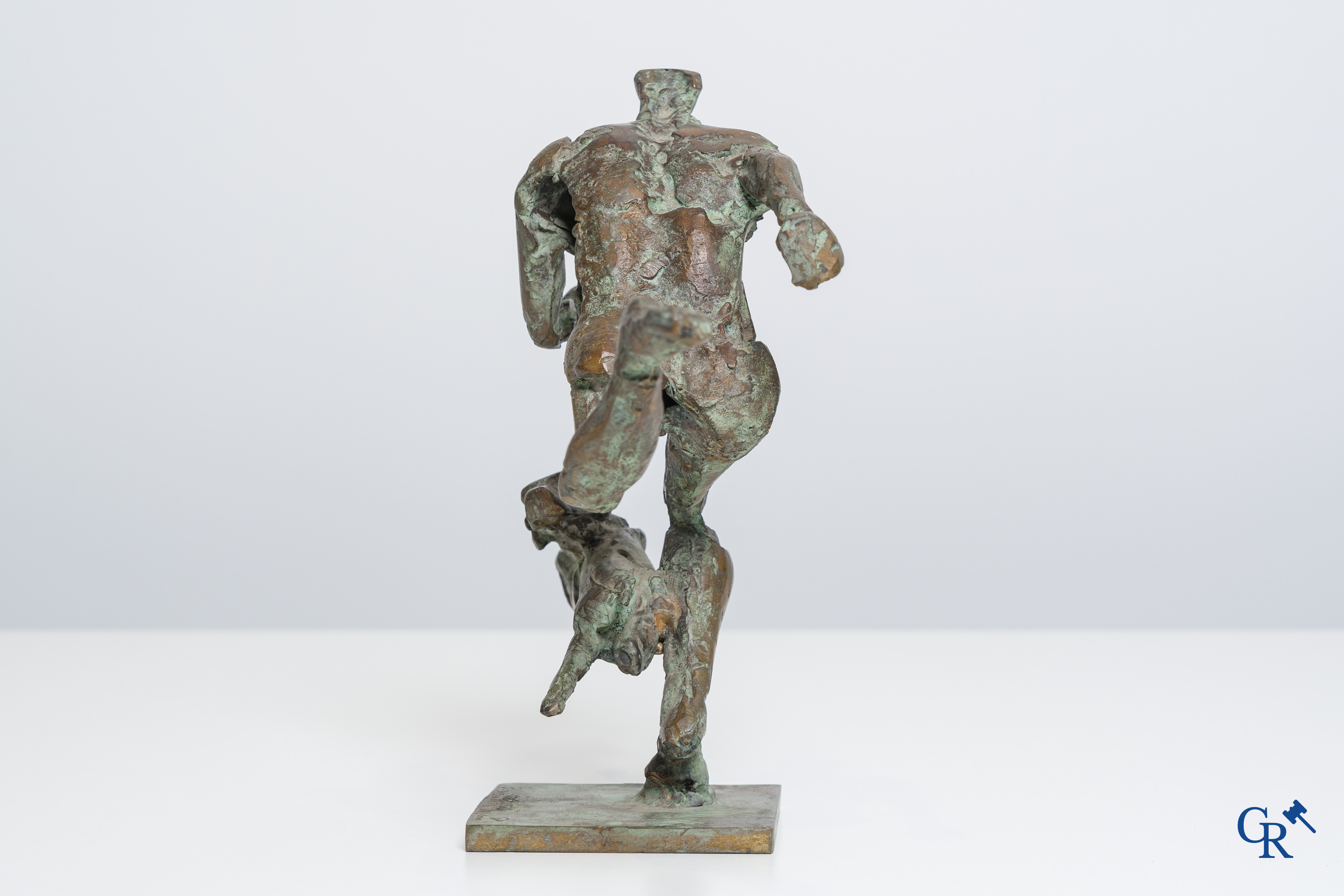 Jan Desmarets (*): Bronze sculpture numbered 88/100. Signed J. Desmarets.