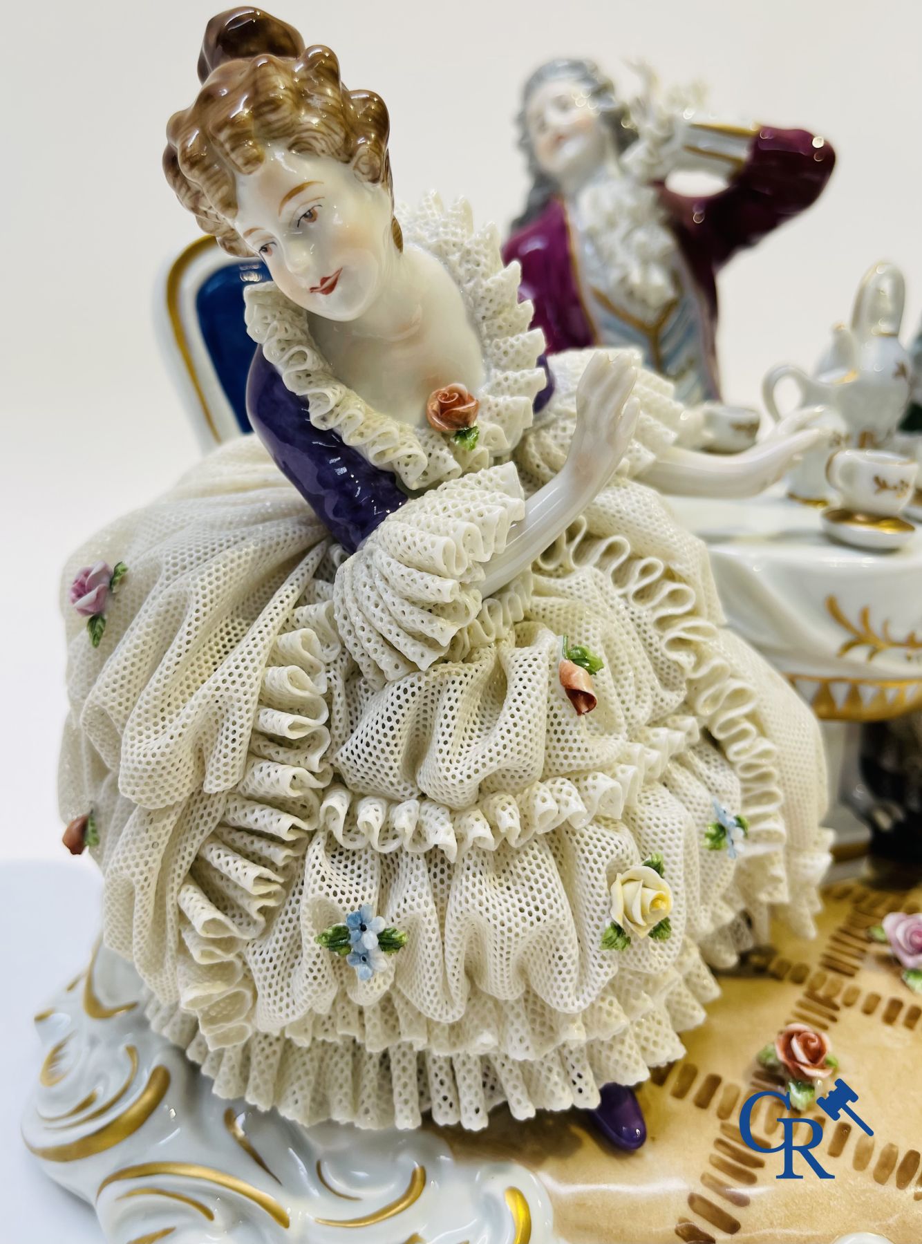 Porcelaine: Unterweissbach: "Au salon de thé"