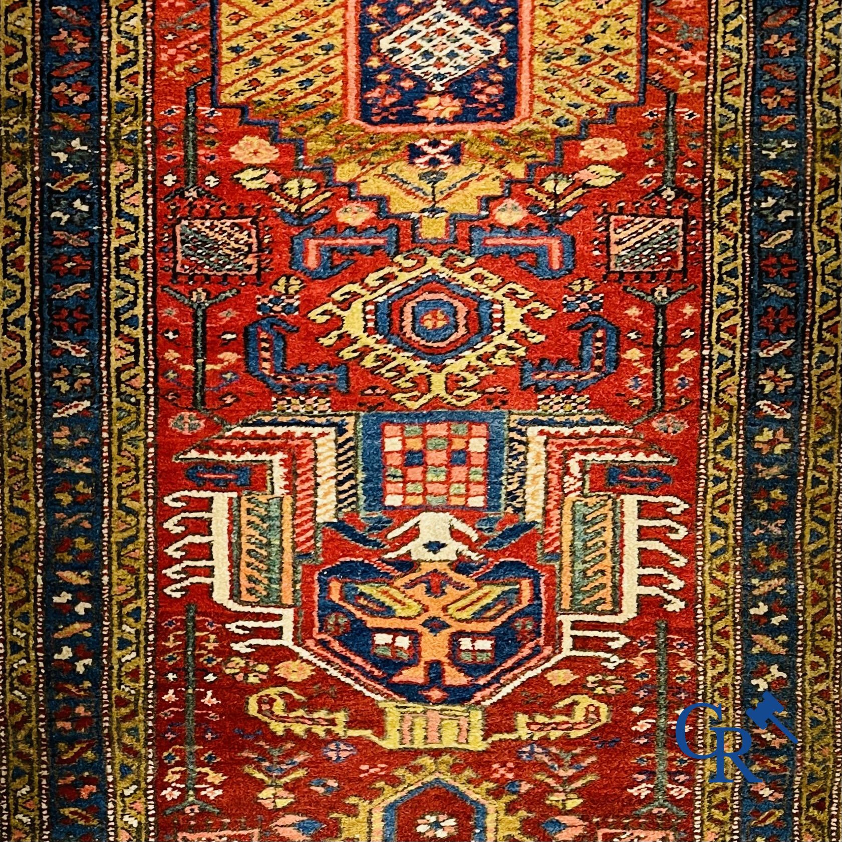 Oriental carpets: An antique oriental runner.