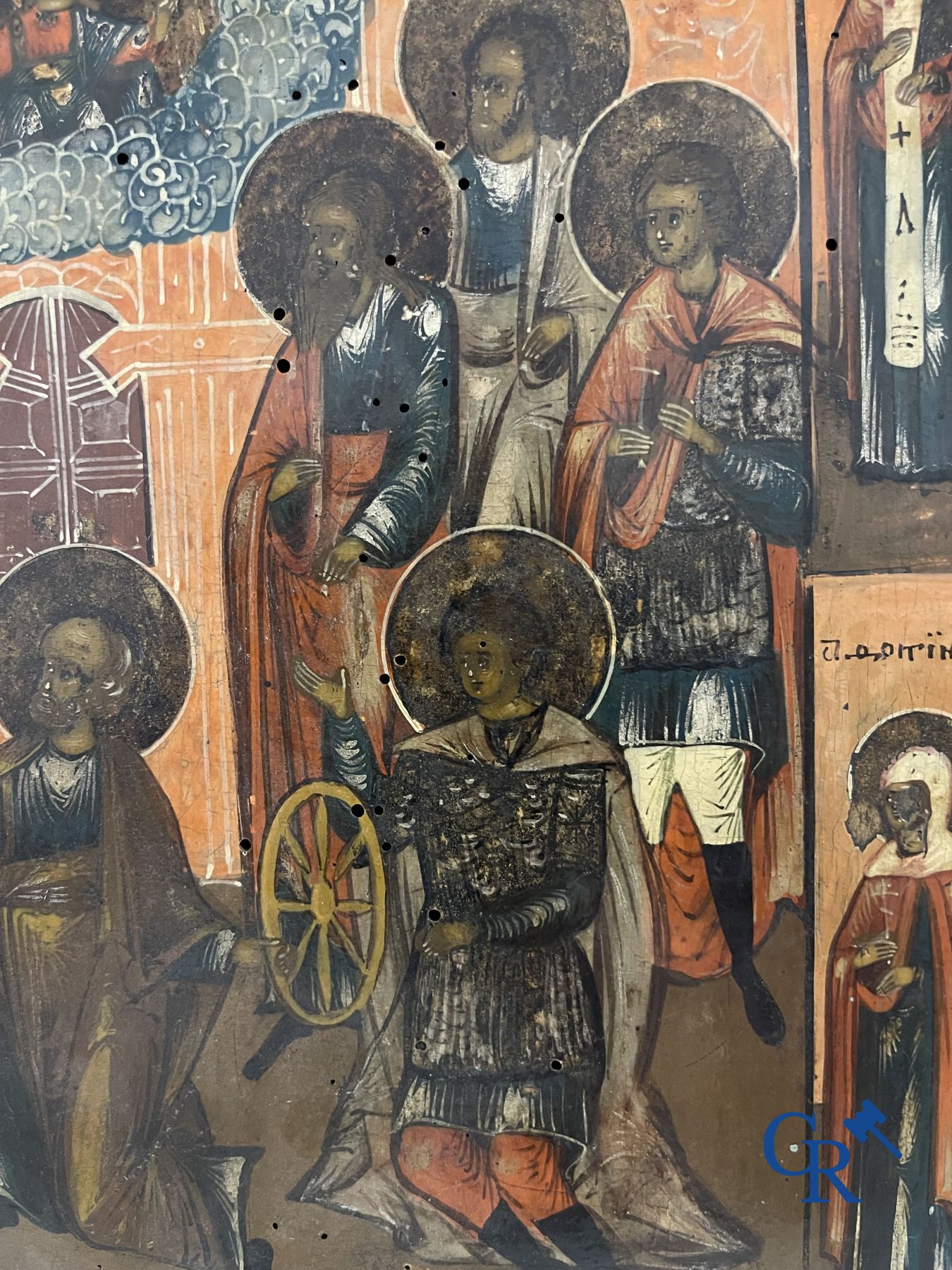 Icon: The nine martyrs of Cyzicus. 18th - 19th century.