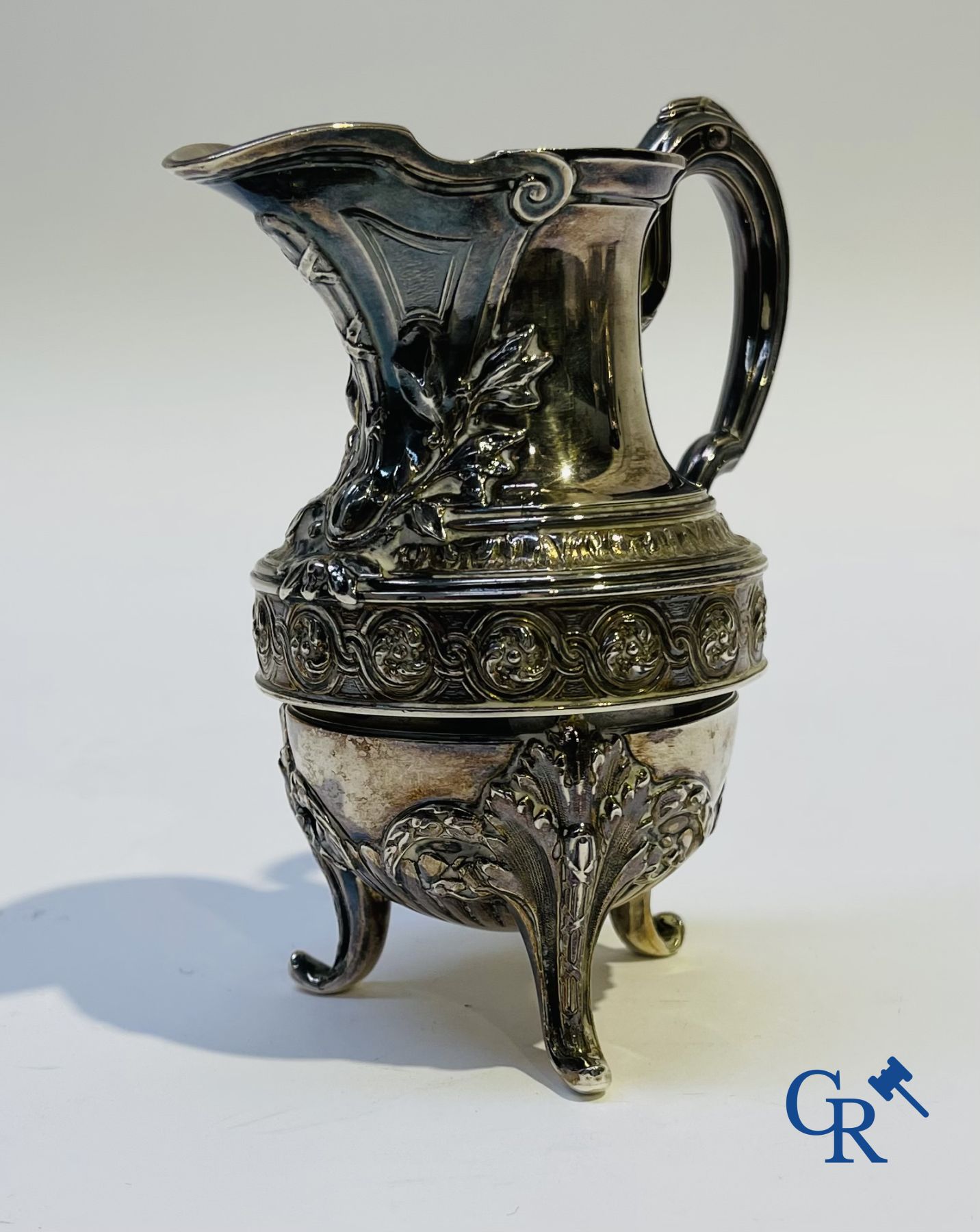 Silver: Alphonse Debain. Coffee/tea set in silver.