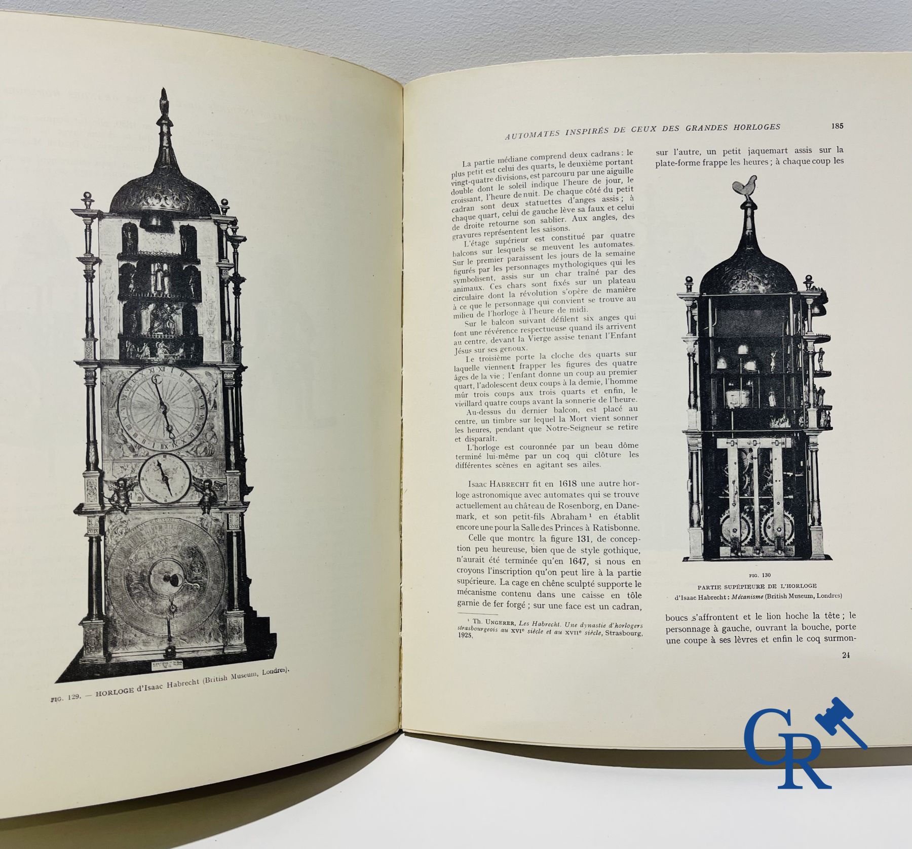 Automaten. Zeldzame uitgave van "Le monde des automates." Alfred Chapuis et Edouard Gélis. Paris 1928.