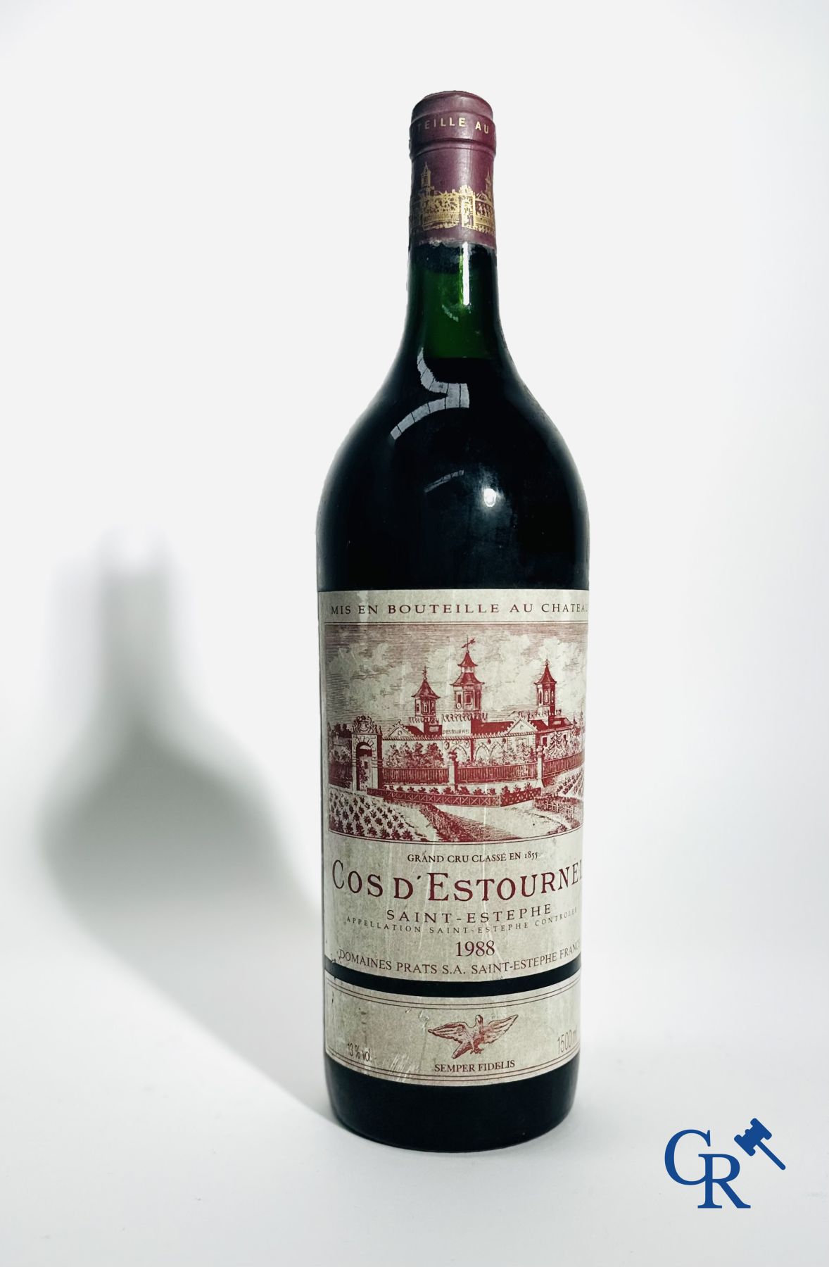 Vins - Bordeaux: Château Cos d'Estournel 1988, 1,5L. Magnum Rouge. 2ème grand cru classé 1988. Saint-Estèphe.