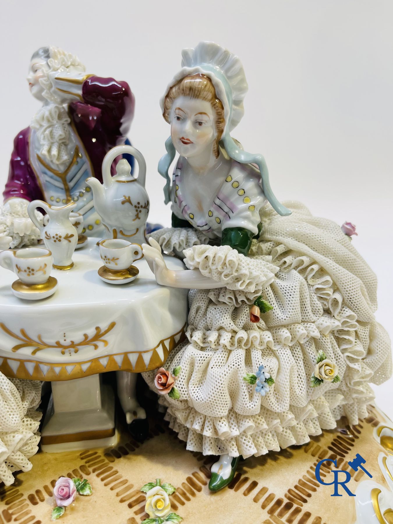 Porcelaine: Unterweissbach: "Au salon de thé"