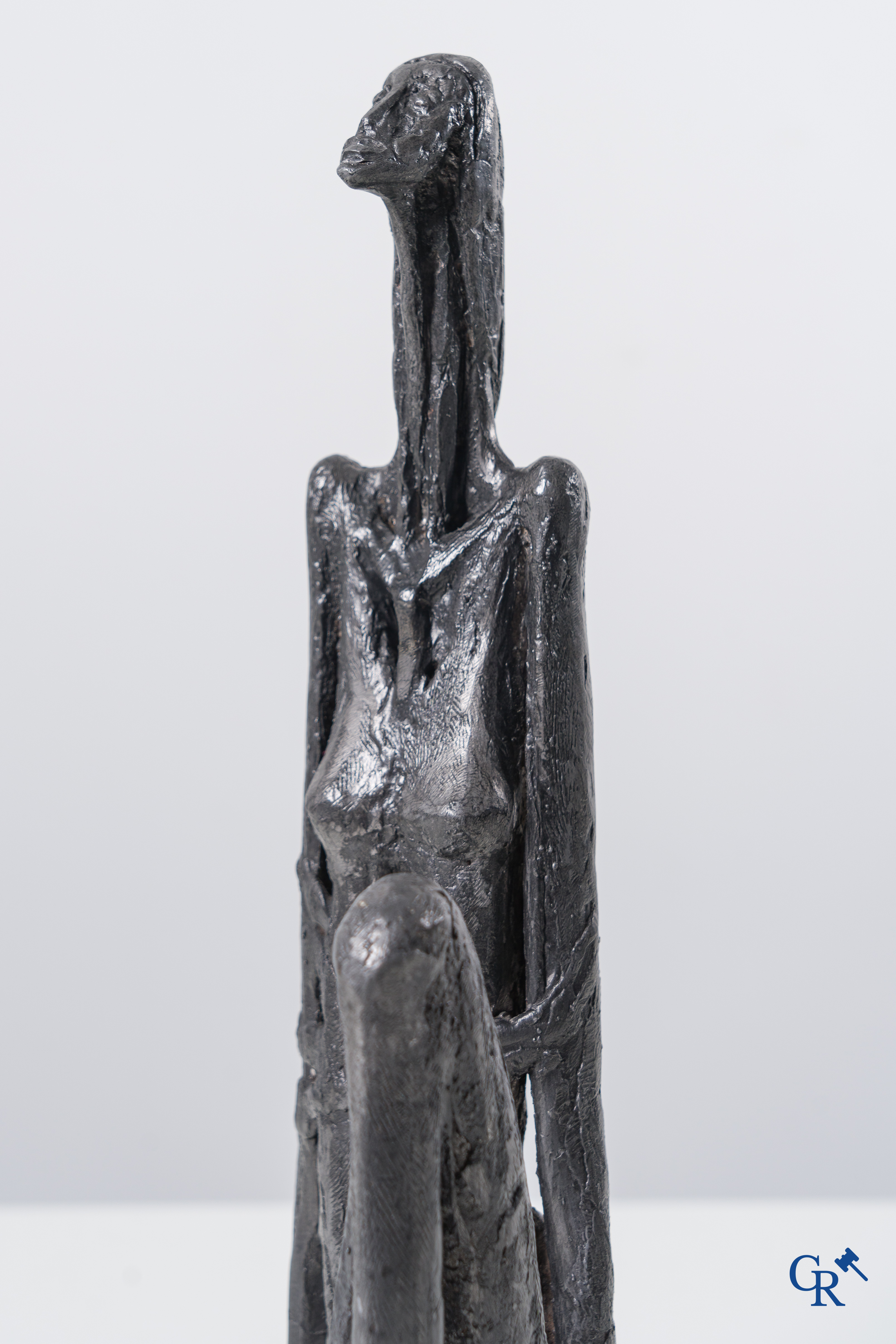 André Fricx (Tournai 1928): 3 sculptures cast in the lost wax technique. Signed Fricx.