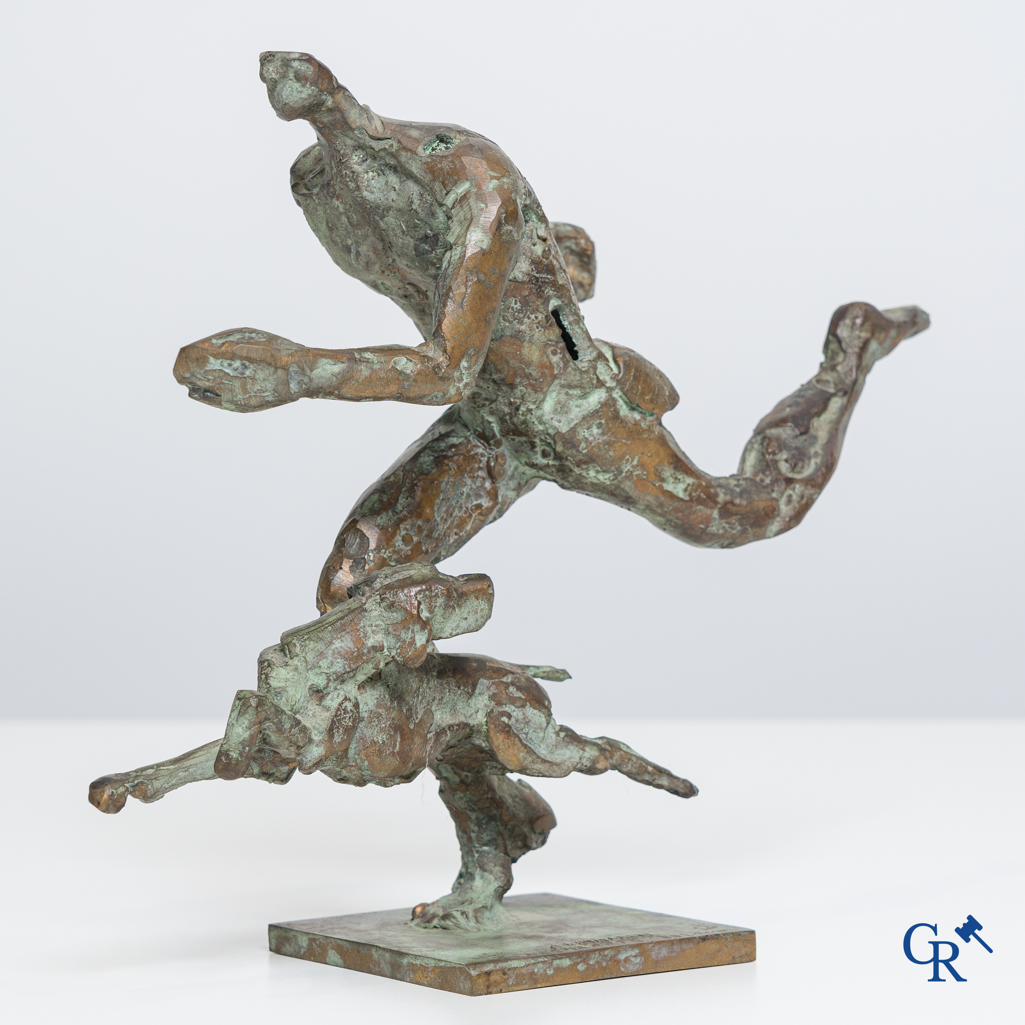 Jan Desmarets (*): Bronzen sculptuur genummerd 88/100. Gesigneerd J. Desmarets.