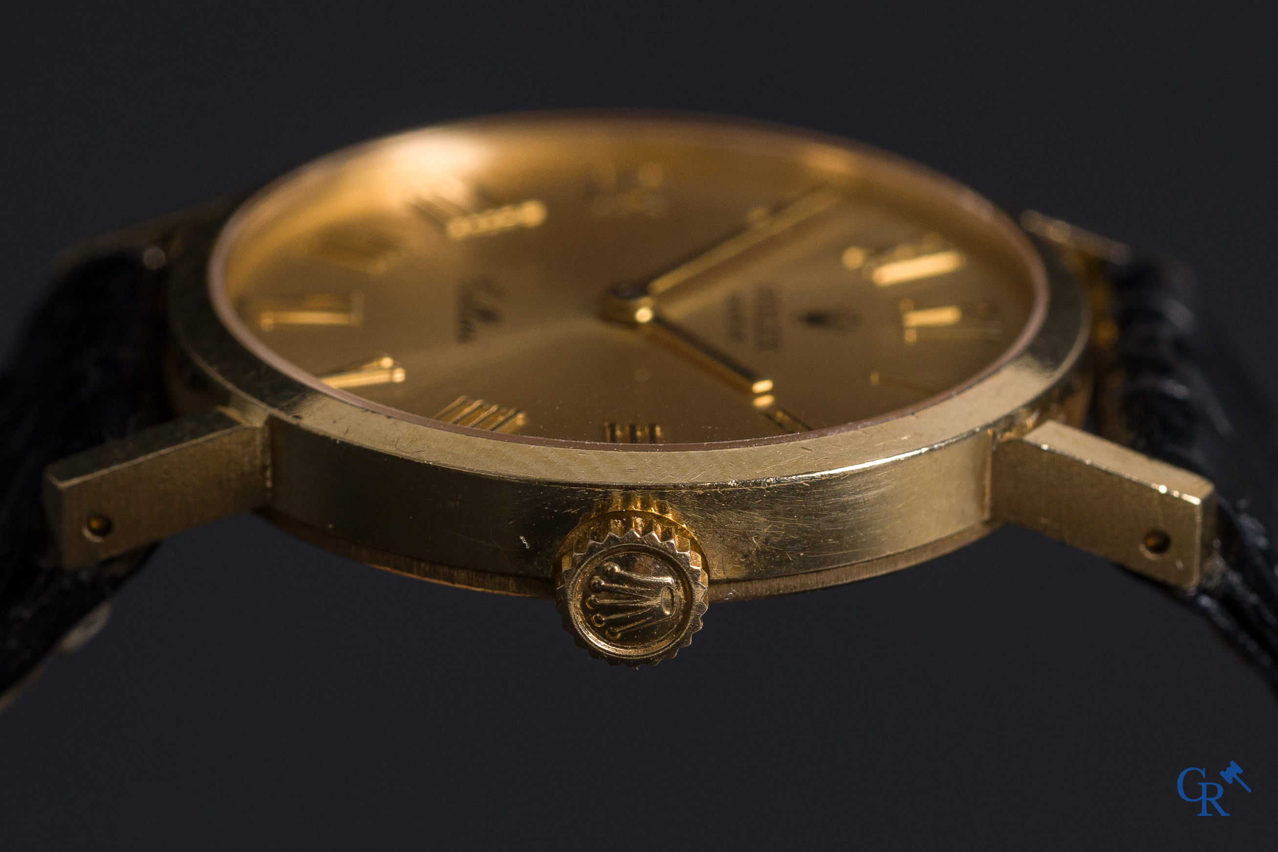 Watches: Rolex Geneva, a mechanical ladies wristwatch Rolex Cellini in yellow gold 18K (750°/00).