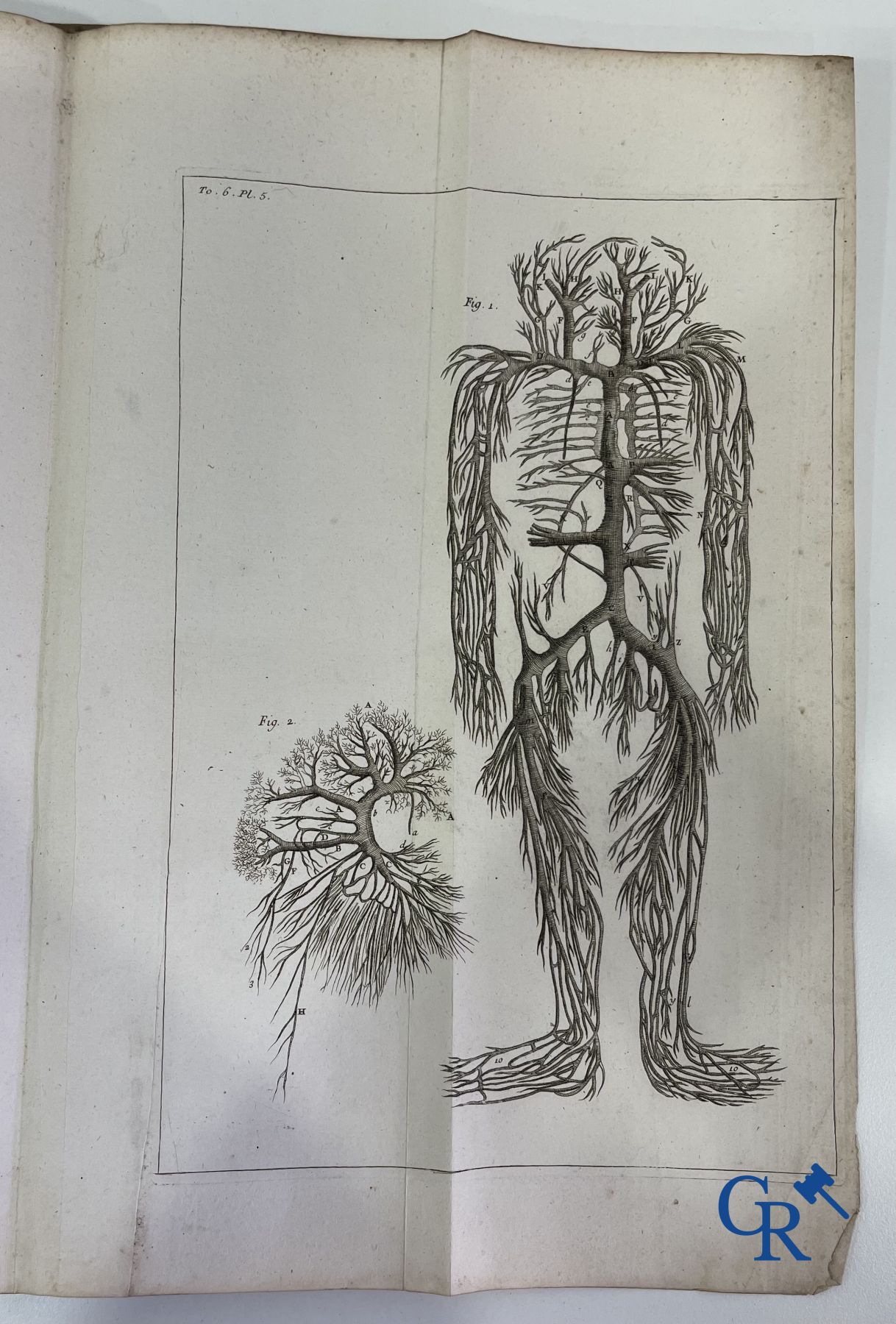 Oude boekdrukken: Dictionnaire Universel de Medecine, Robert James. 6 volumes, Paris 1746-1748.