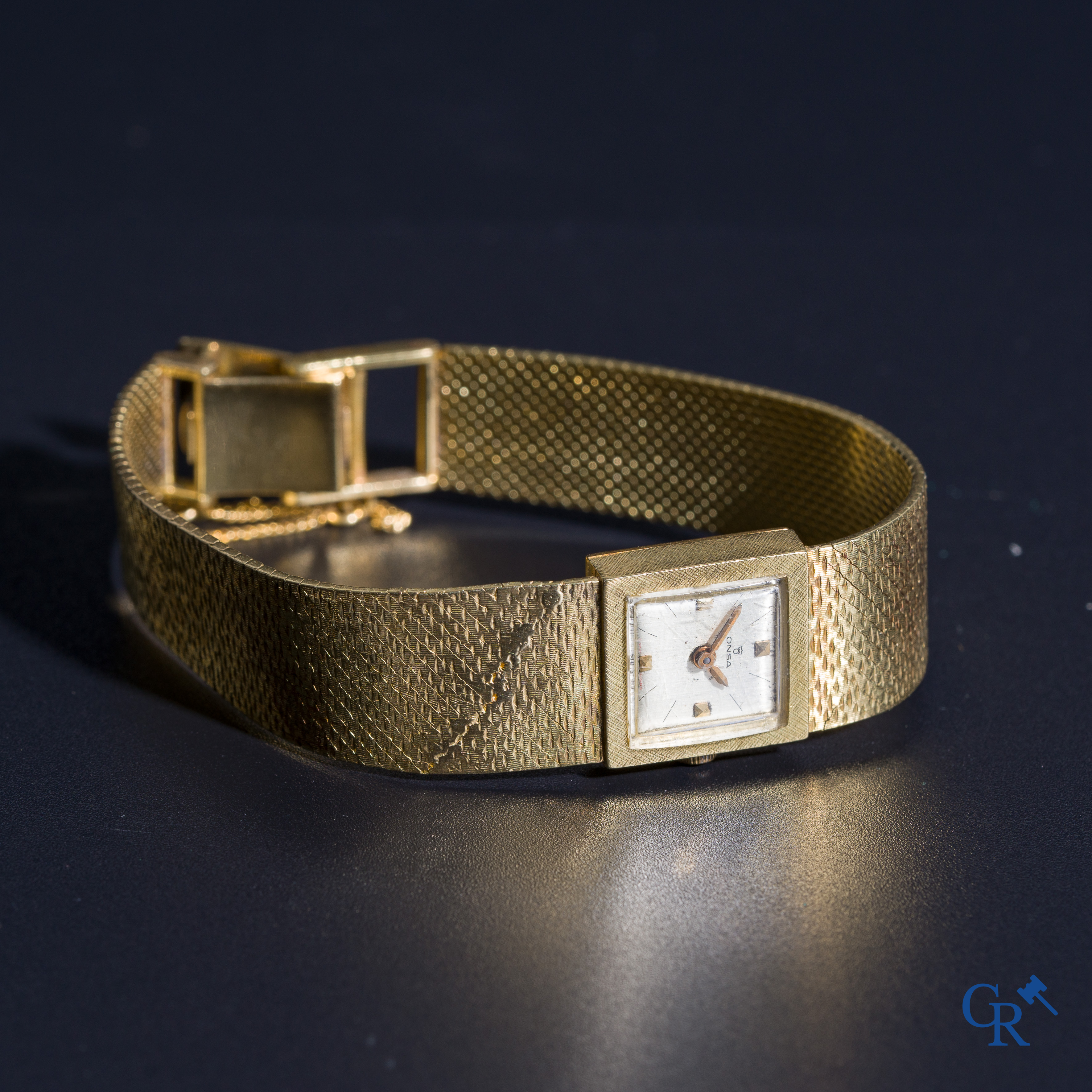 Montres, Onsa, montre-bracelet femme en or jaune 18K (750°/00).