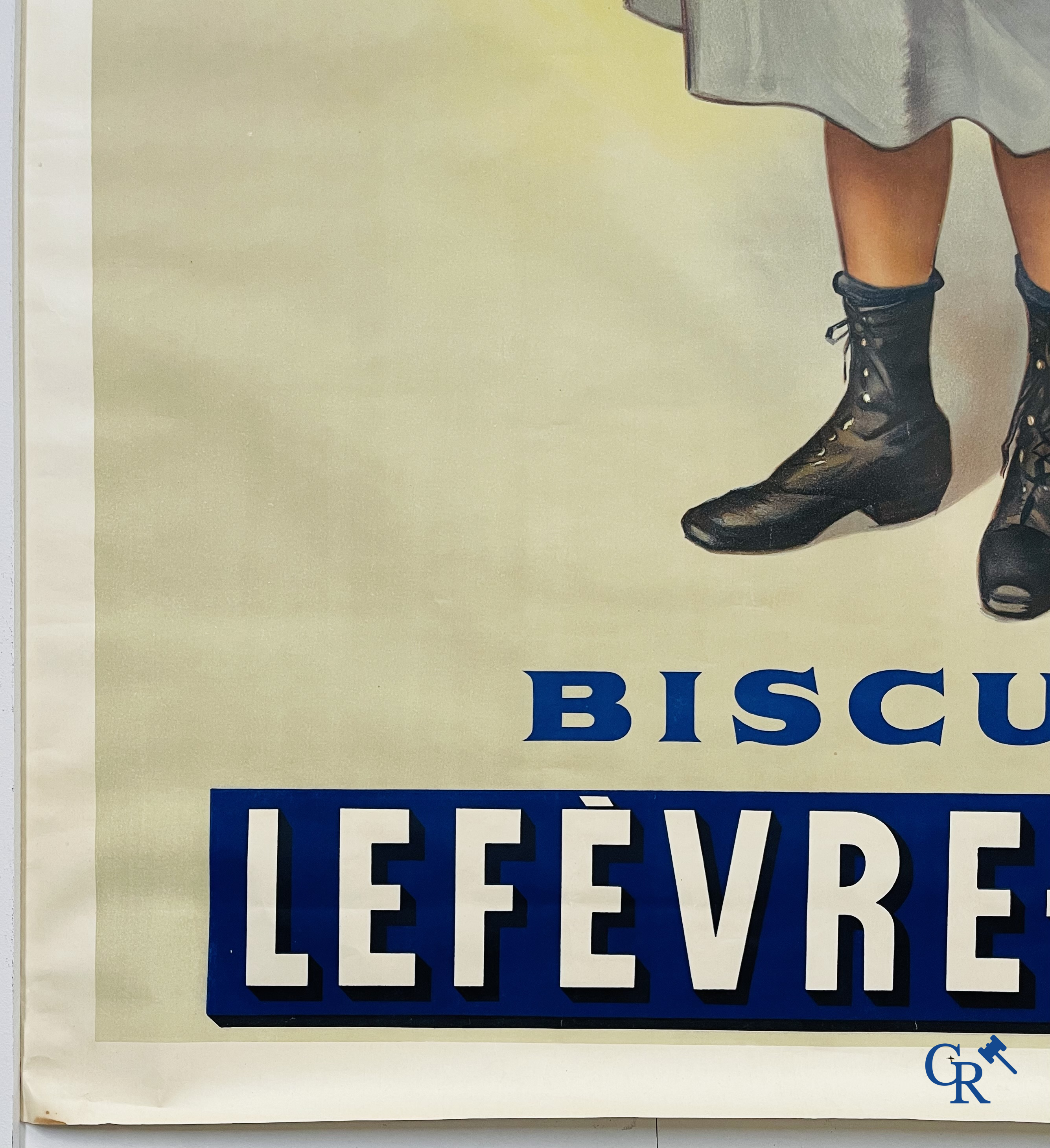 Firmin Bouisset (1859-1925) LU, biscuits Lefèvre-Utile. Publiciteits lithografie voor Petit-Beurre. Daude Frères-Paris.