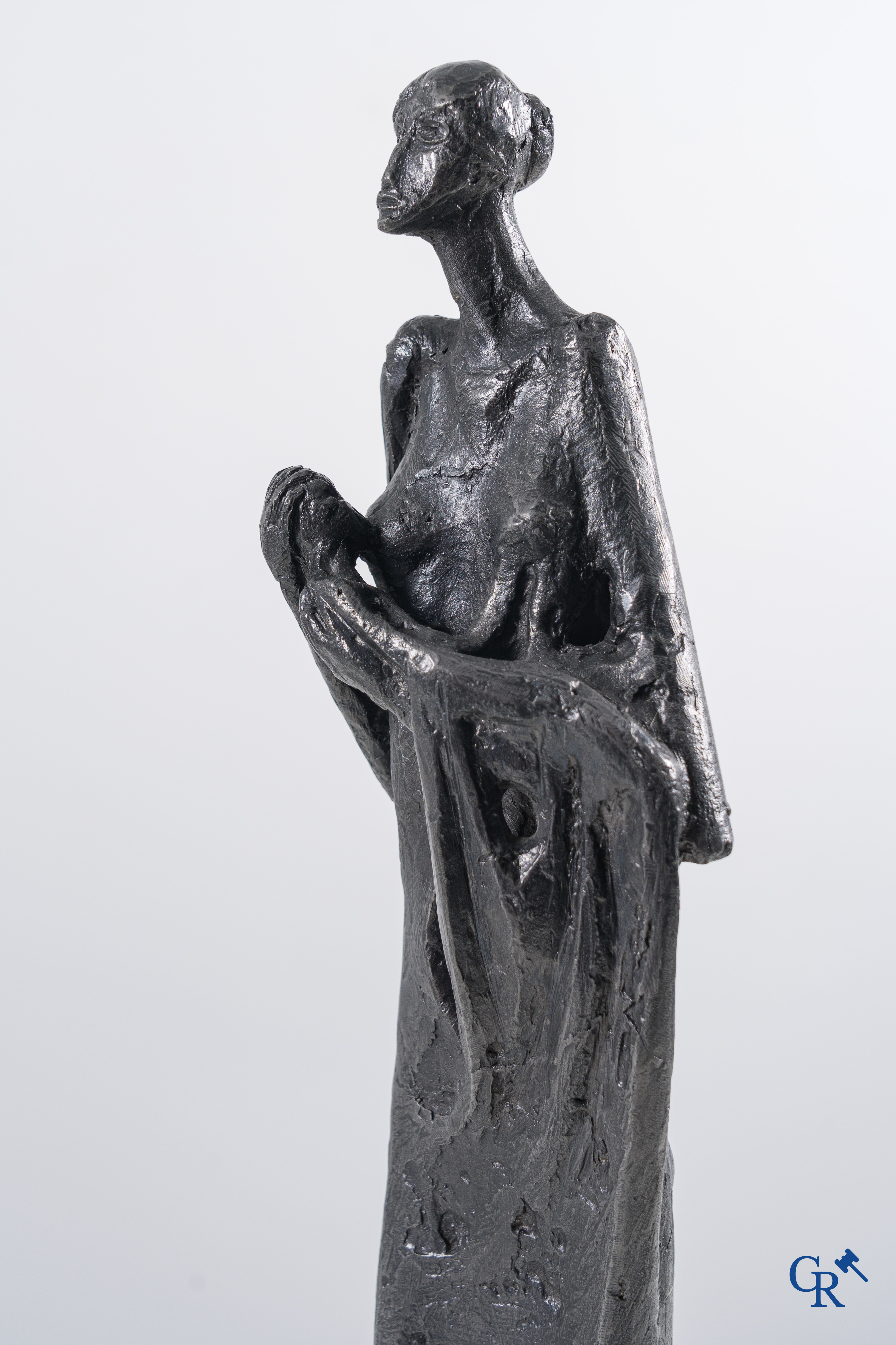 André Fricx (Tournai 1928): 3 sculptures cast in the lost wax technique. Signed Fricx.