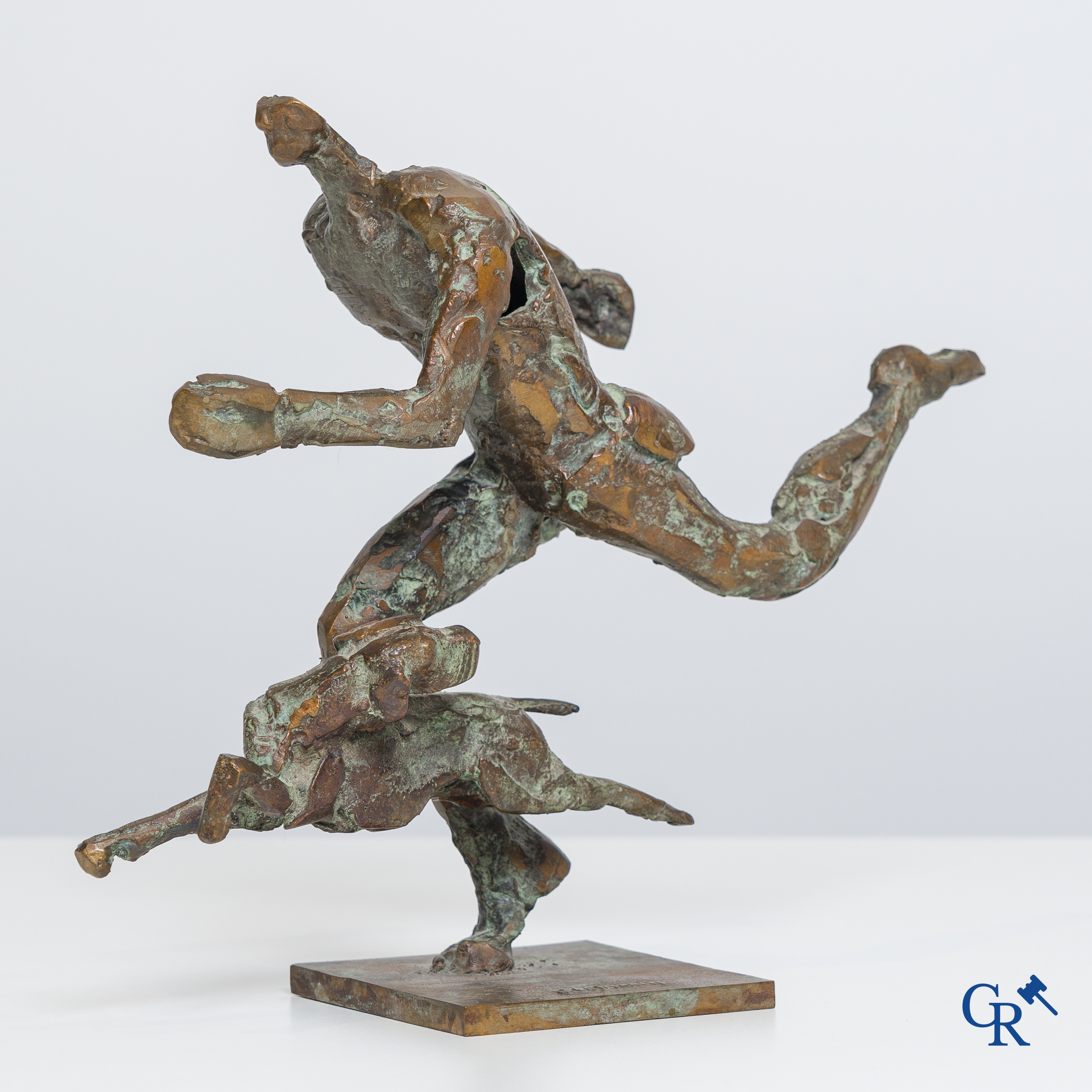 Jan Desmarets (*): Bronzen sculptuur genummerd 48/100. Gesigneerd J. Desmarets.