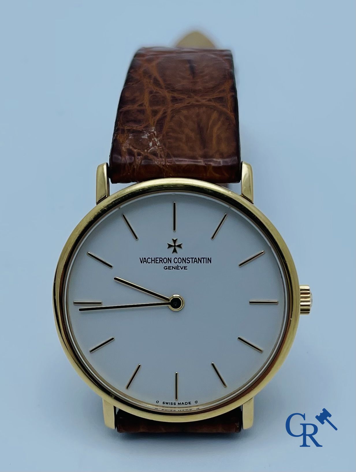 Vacheron Constantin Genève: A men's wristwatch in gold 18K (750°/00).