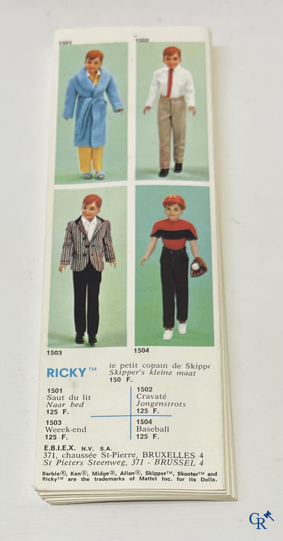 Vieux jouets. Mattel, un beau lot de poupées et attributs. Barbie, Ricky, Skipper, Ken, etc. Années 1960 et plus tard.