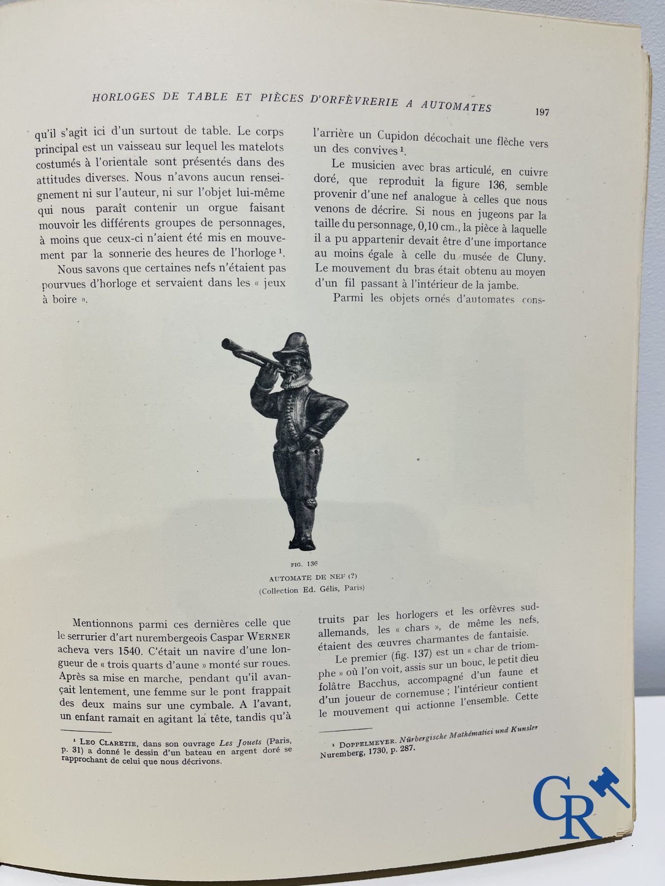 Automates. Rare edition of "Le monde des automates." Alfred Chapuis et Edouard Gélis. Paris 1928.