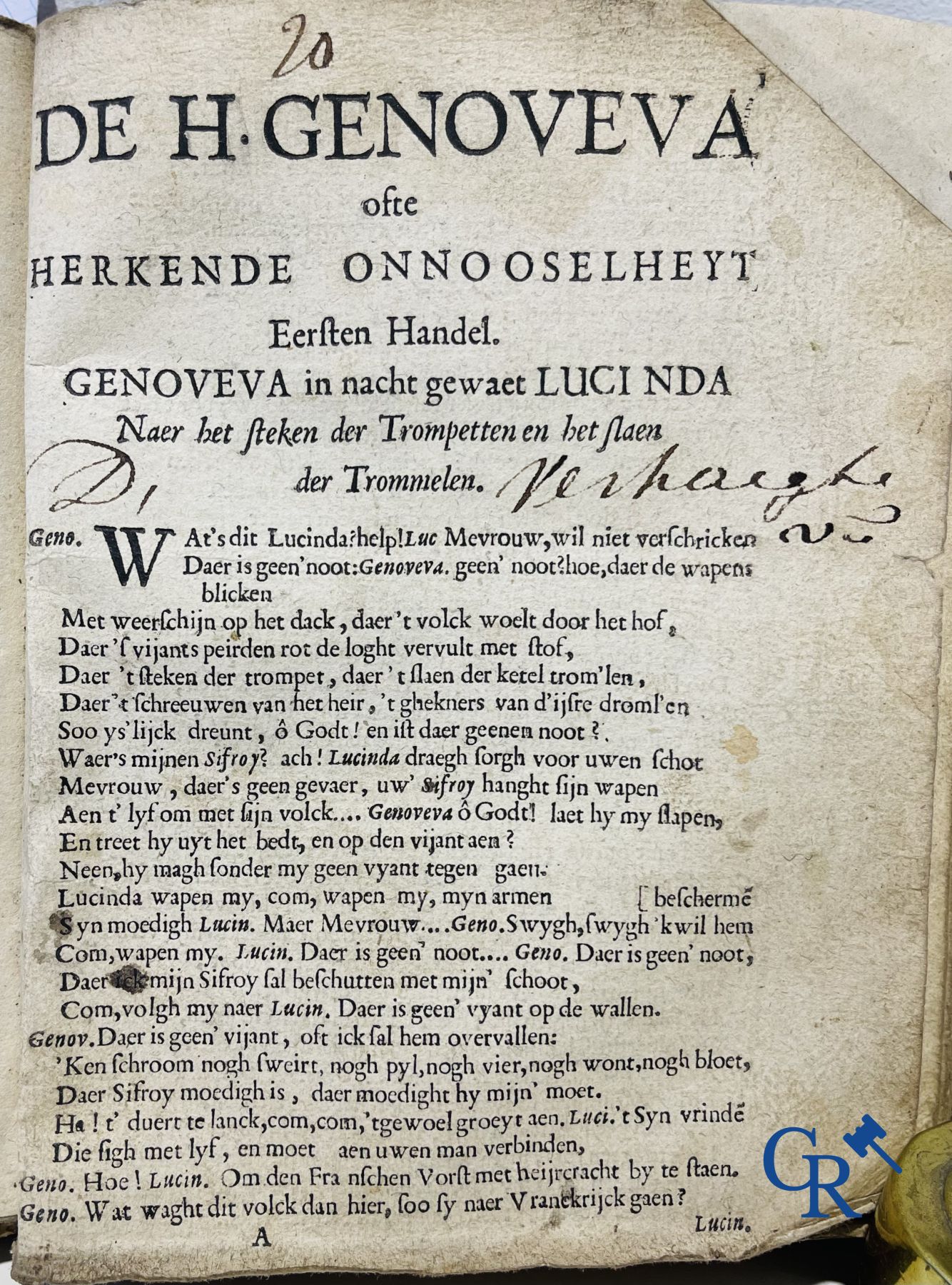 Early printed books: Book bundle, J. Begyn and Bernard Poelman in Ghent and Franciscus van Soest in Antwerp. 17th-18th century.