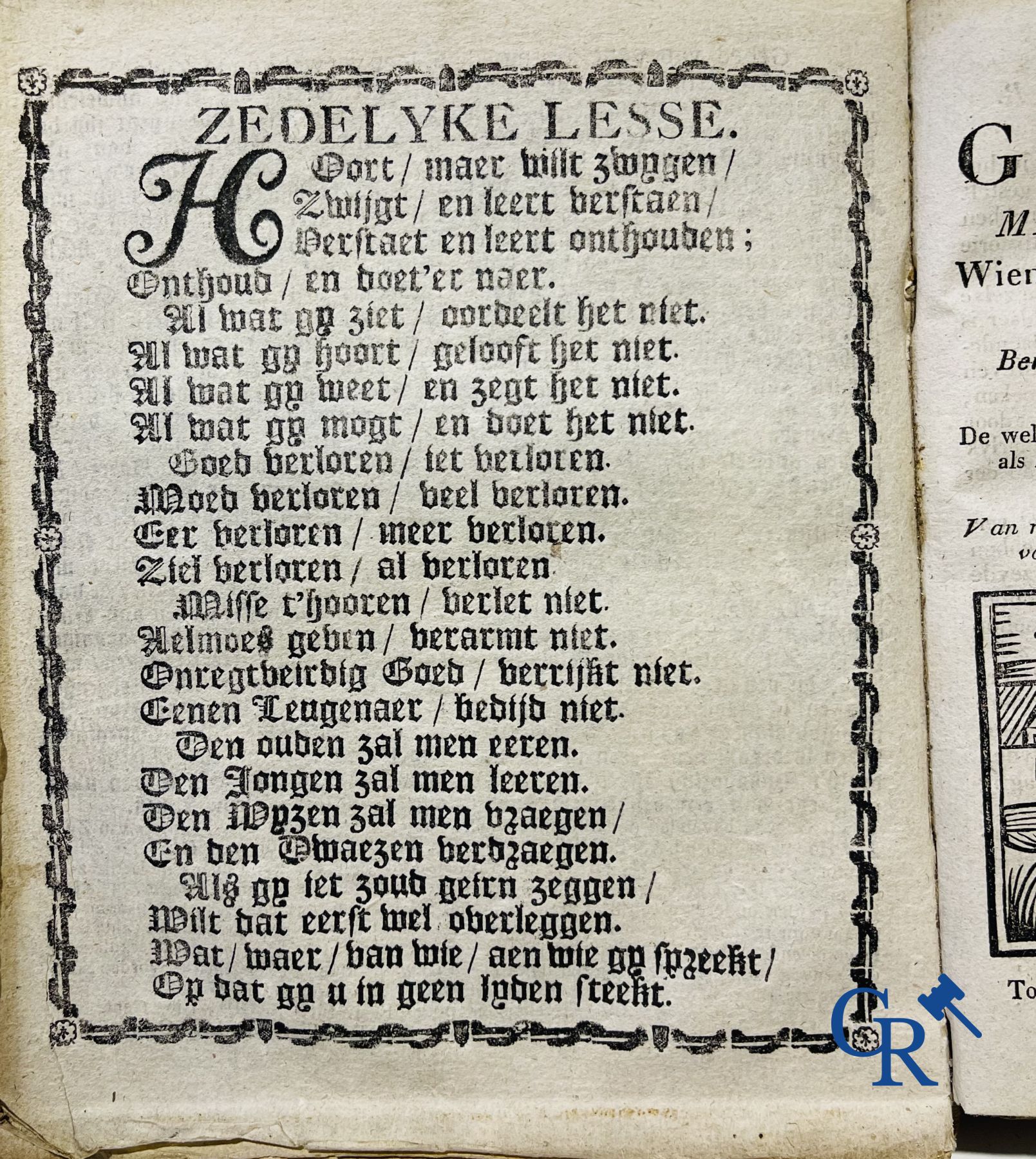 Early printed books: Book bundle, J. Begyn and Bernard Poelman in Ghent and Franciscus van Soest in Antwerp. 17th-18th century.