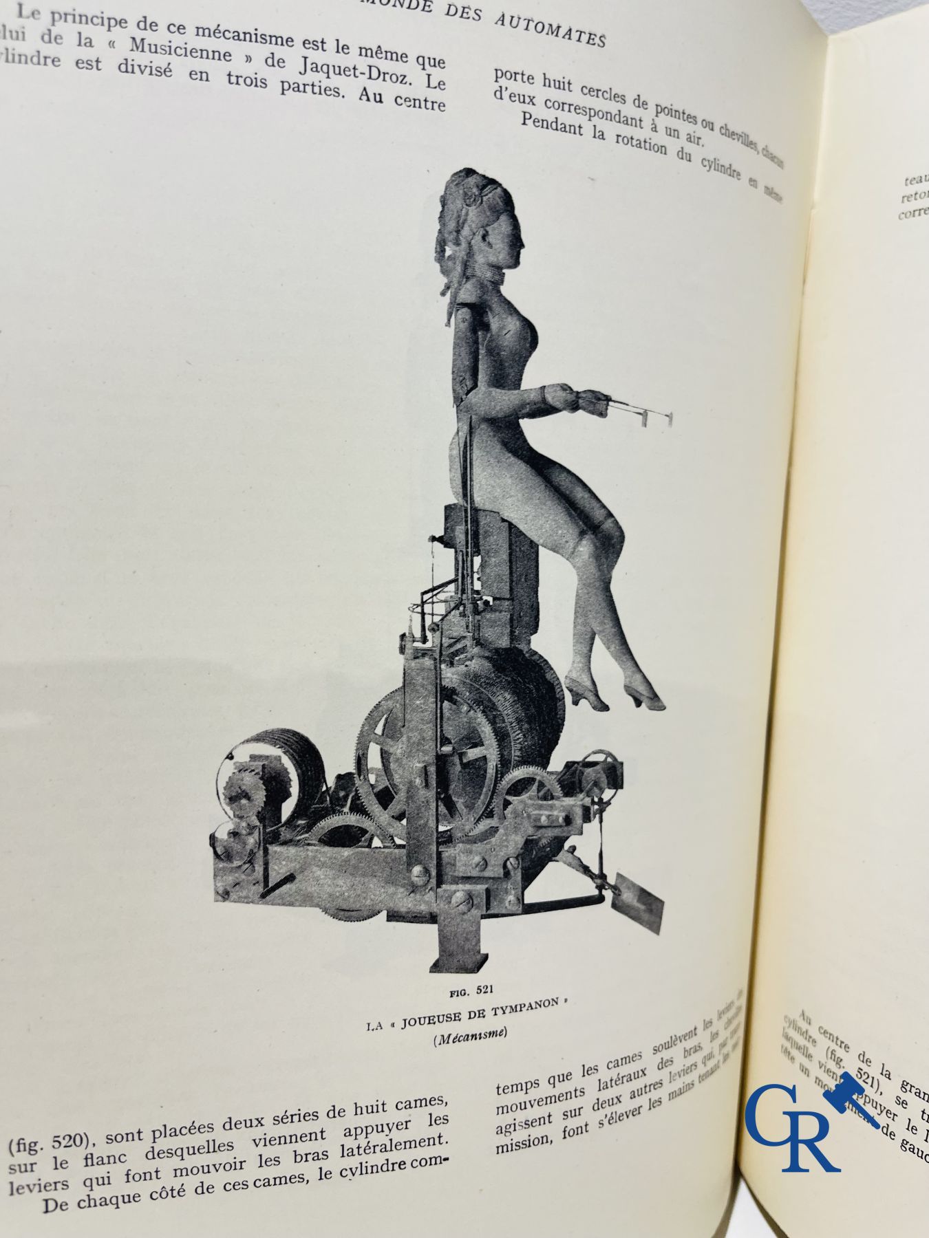 Automaten. Zeldzame uitgave van "Le monde des automates." Alfred Chapuis et Edouard Gélis. Paris 1928.