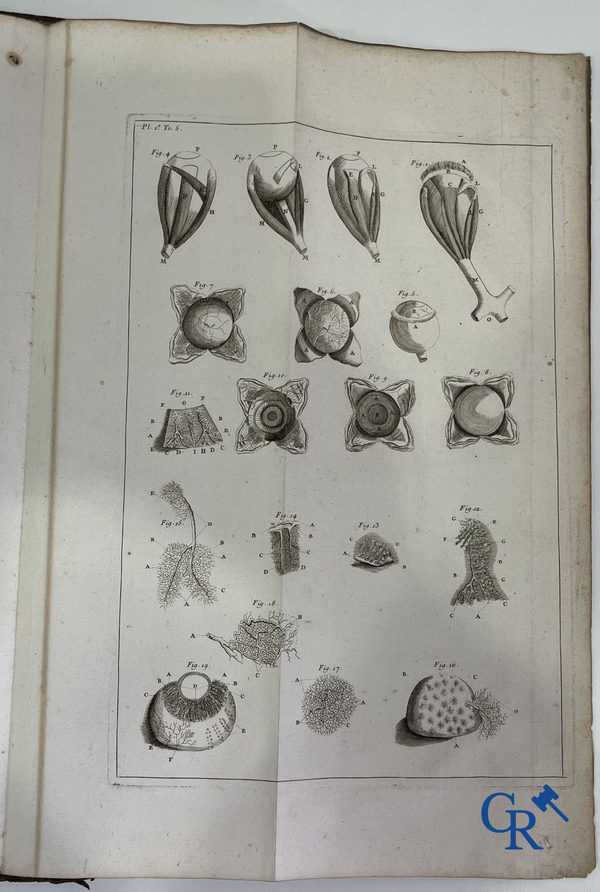 Oude boekdrukken: Dictionnaire Universel de Medecine, Robert James. 6 volumes, Paris 1746-1748.