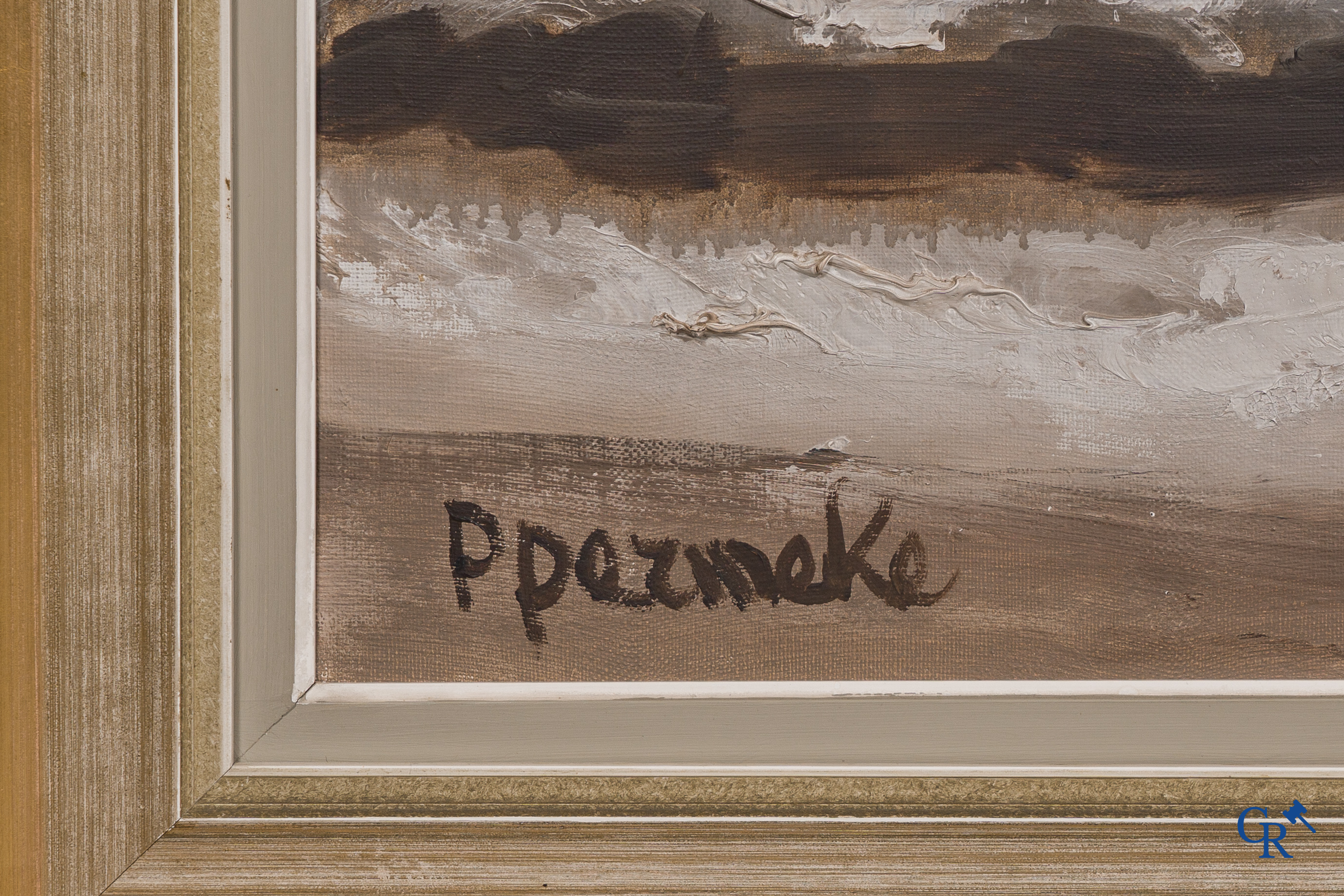 Paul Permeke (1918-1990) (*) Sea view. Signed lower left P. Permeke. Oil on canvas.