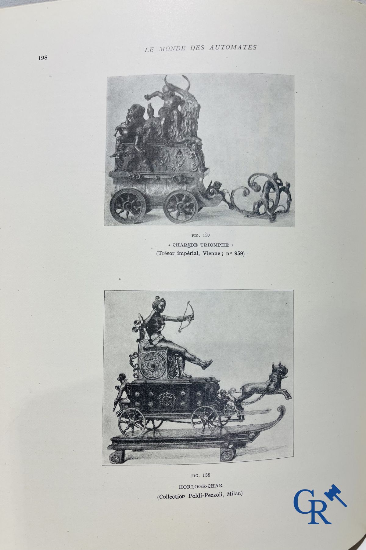 Automaten. Zeldzame uitgave van "Le monde des automates." Alfred Chapuis et Edouard Gélis. Paris 1928.