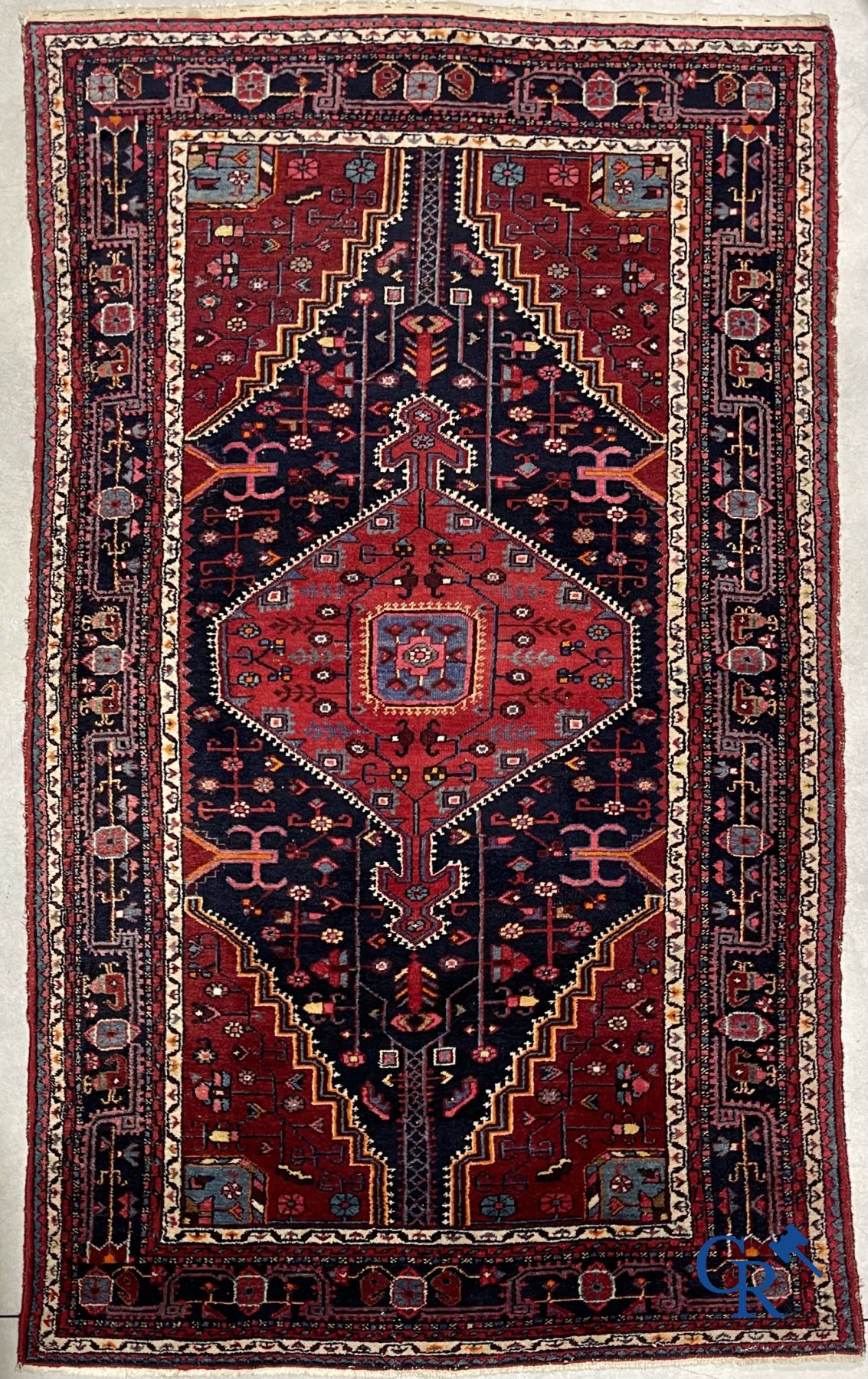 Oriental carpets: Oriental hand-knotted wool carpet.