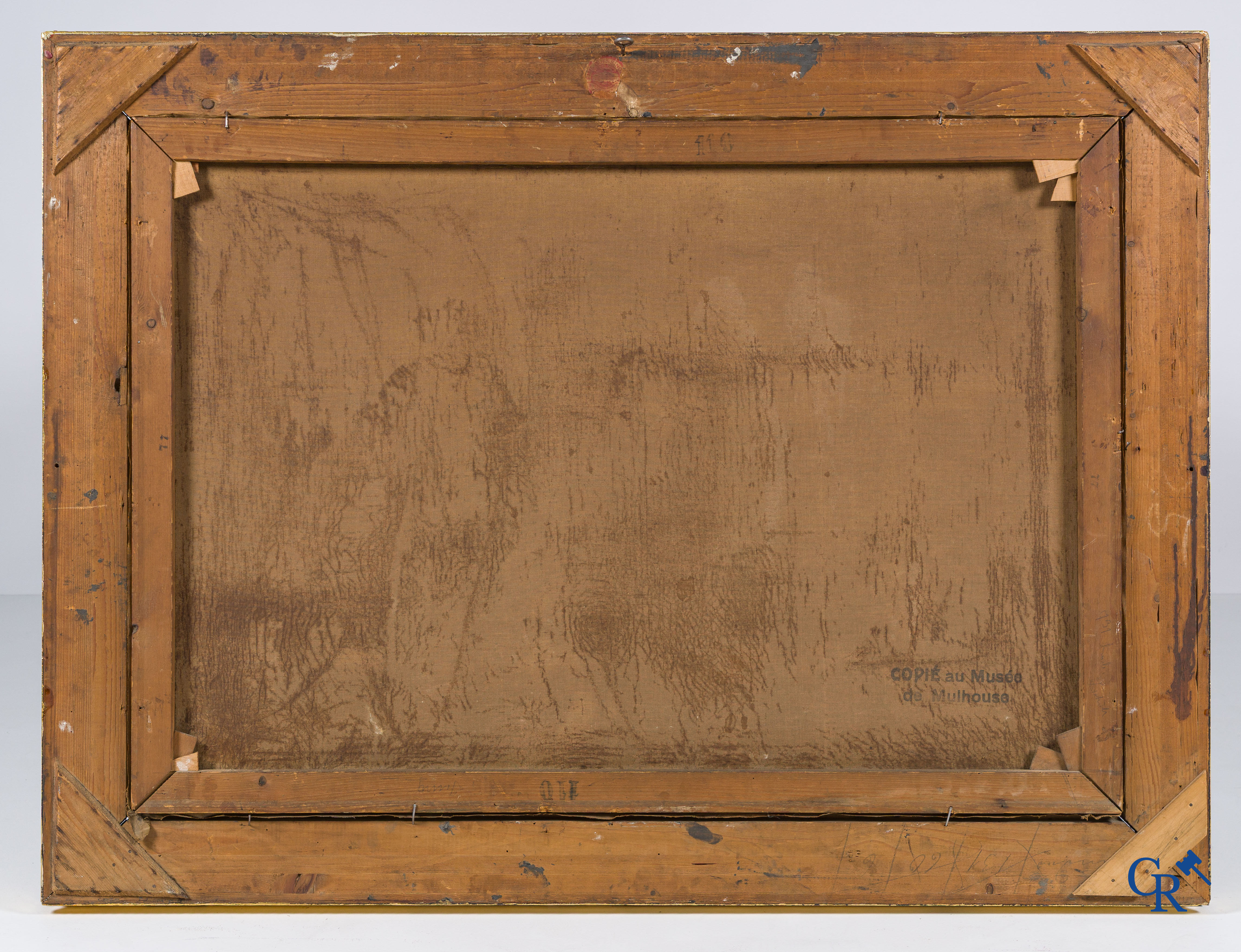 Louis Emile Adan (1839-1937) (d'après) Femme à la cruche d'eau. Copié au musée de Mulhouse.