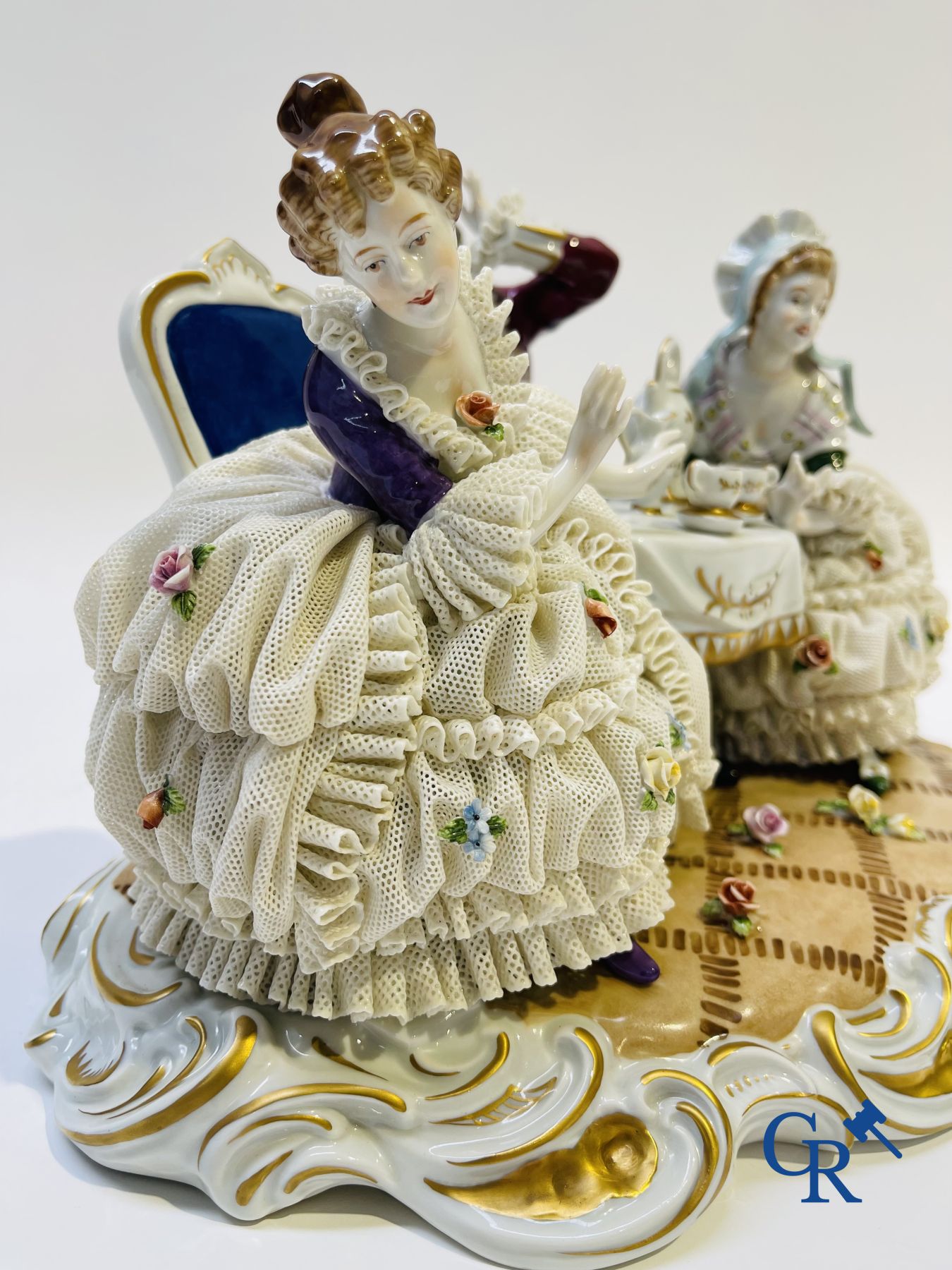 Porcelaine: Unterweissbach: "Au salon de thé"