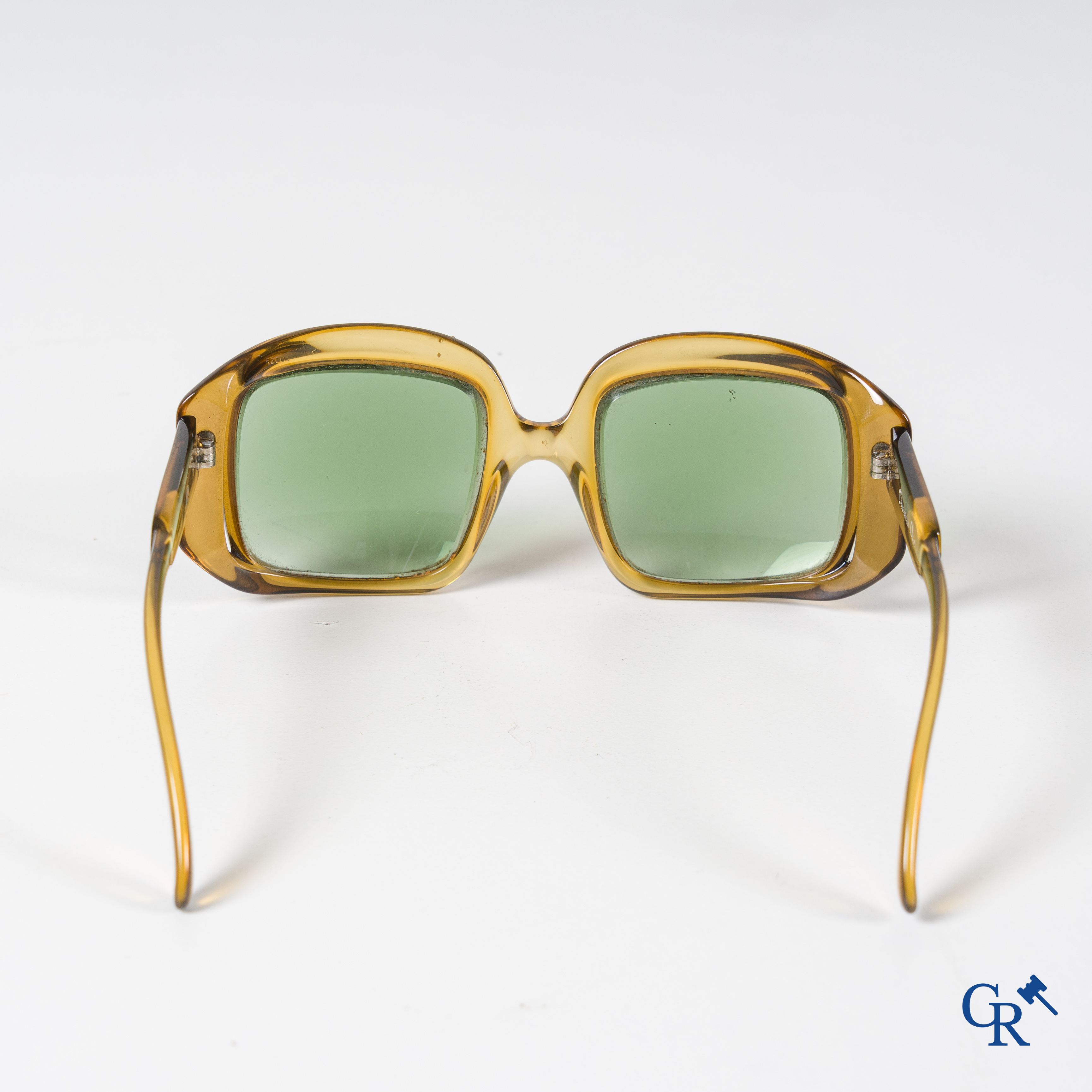 Mode/Vintage: Christian Dior. 5 paires de lunettes vintage. Vers 1970.