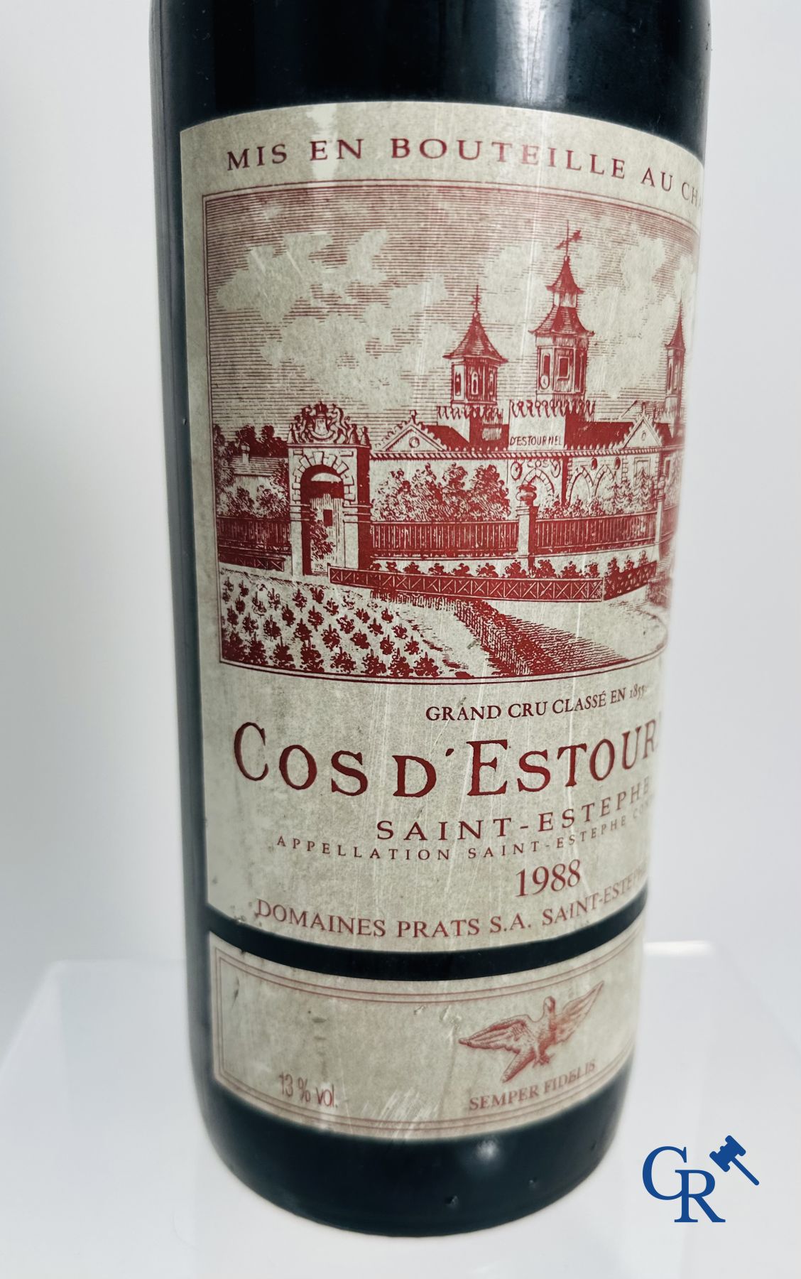 Vins - Bordeaux: Château Cos d'Estournel 1988, 1,5L. Magnum Rouge. 2ème grand cru classé 1988. Saint-Estèphe.