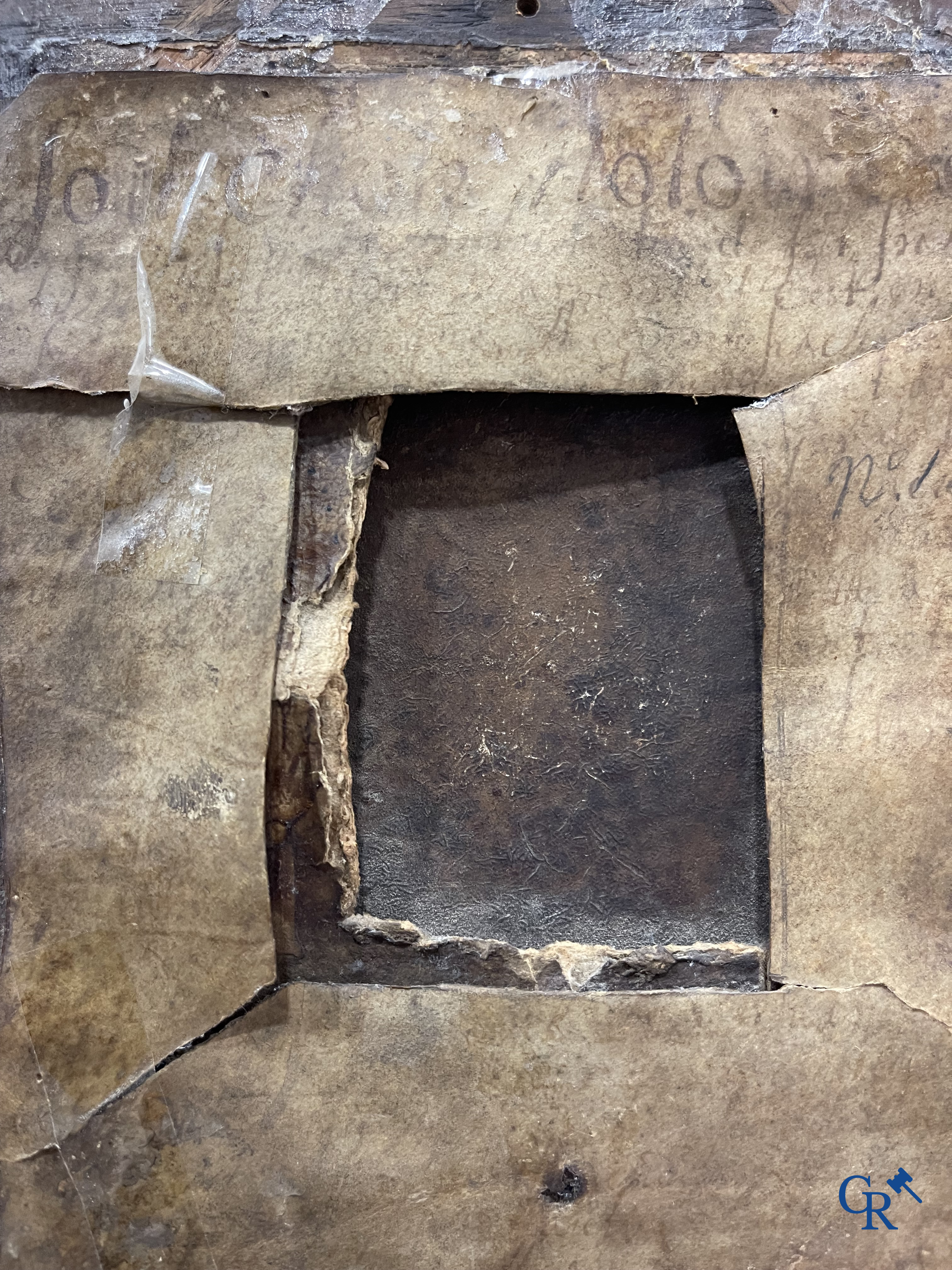 Madonna met kind. Frankrijk XVe-XVIe eeuw. Hoogstwaarschijnlijk Limoges, omgeving van de familie Pénicaud.