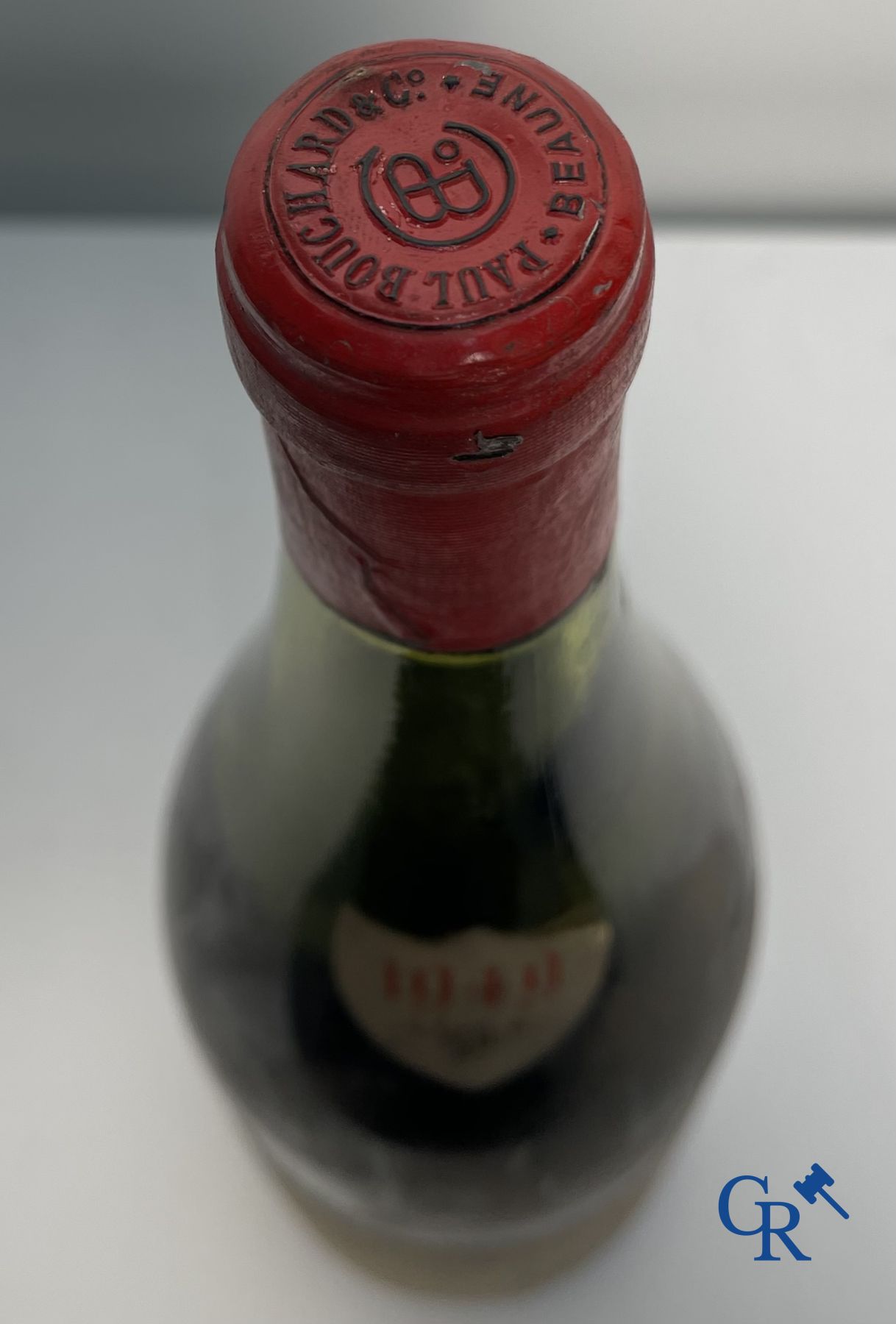 Wijn: Bourgogne, Corton 1949 Paul Bouchard & Cie. 0,75L Rood.