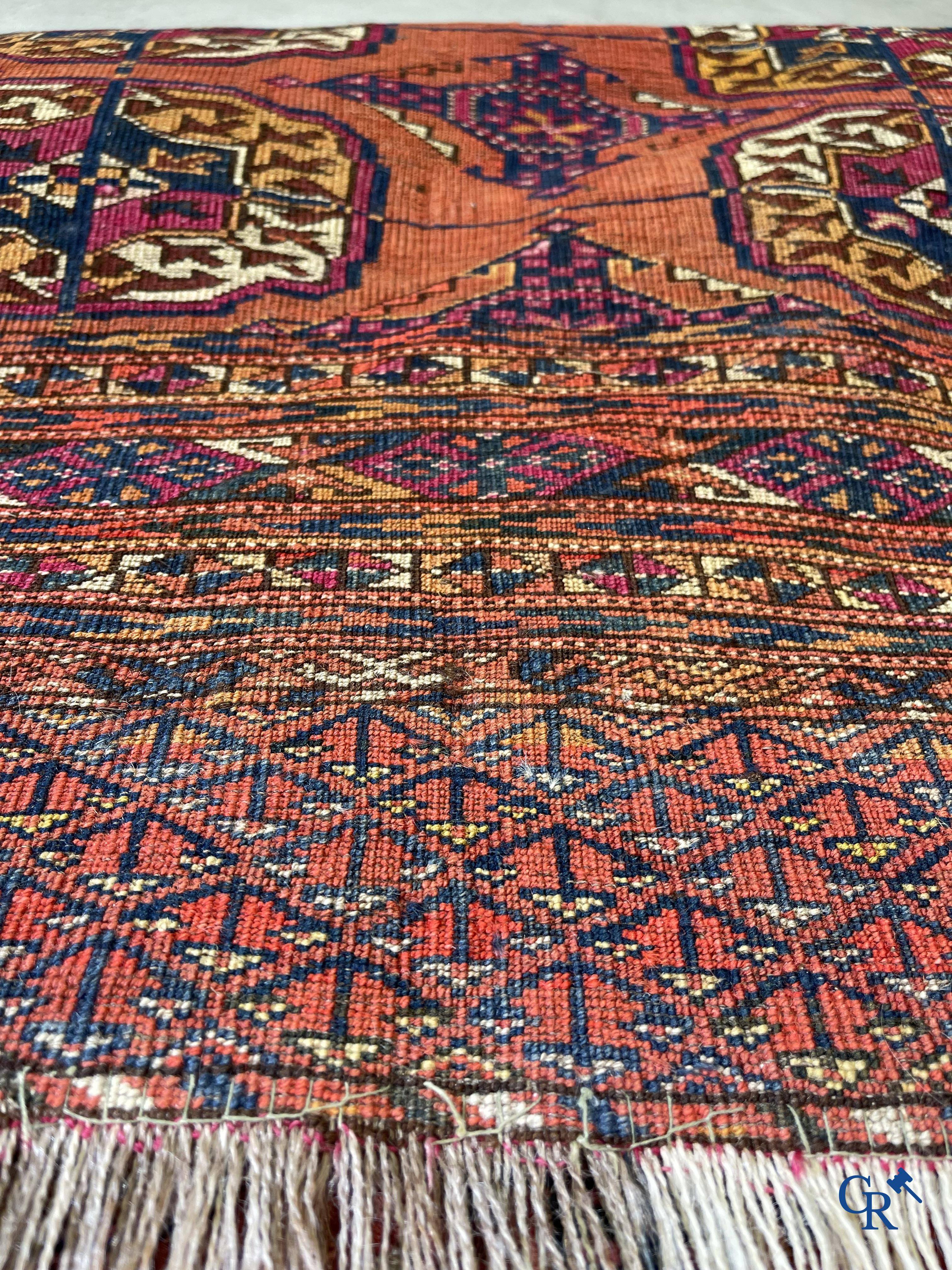 Oriental carpets, an antique oriental carpet.