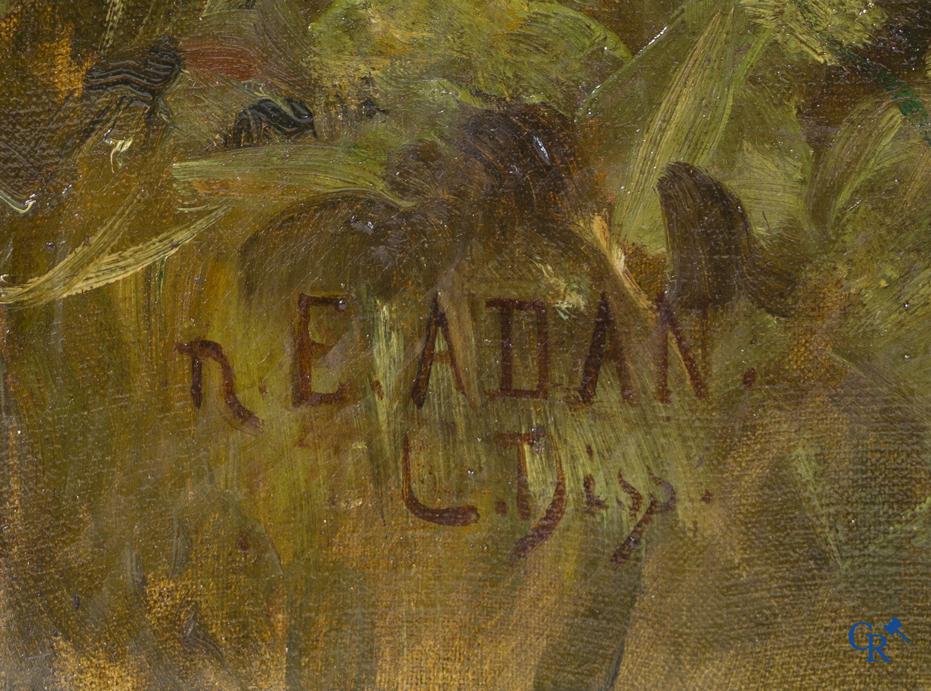 Louis Emile Adan (1839-1937) (d'après) Femme à la cruche d'eau. Copié au musée de Mulhouse.